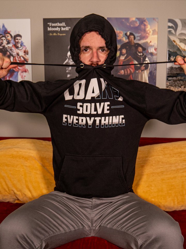 Loans Solve Everything Hoodie product image (2)