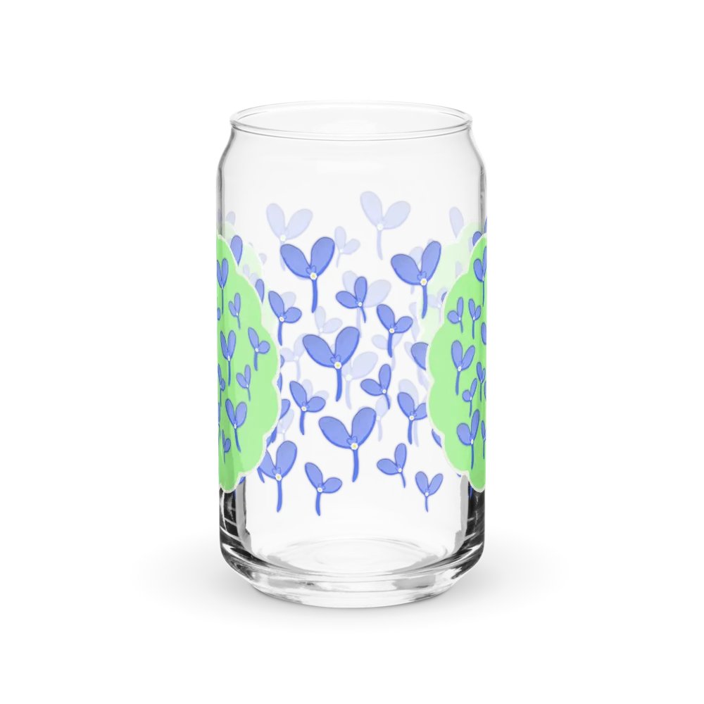 Blue Bulbed Samaras Glass product image (1)