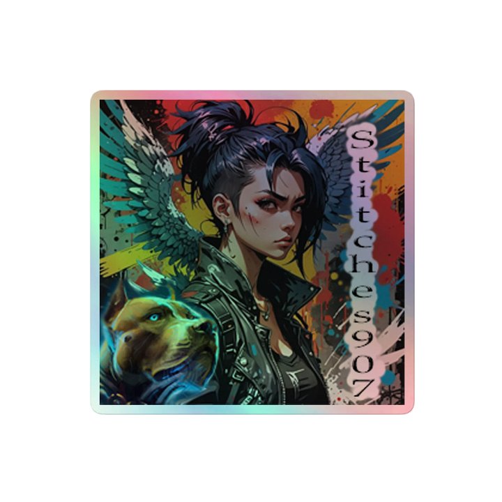 holo logo sticker product image (2)