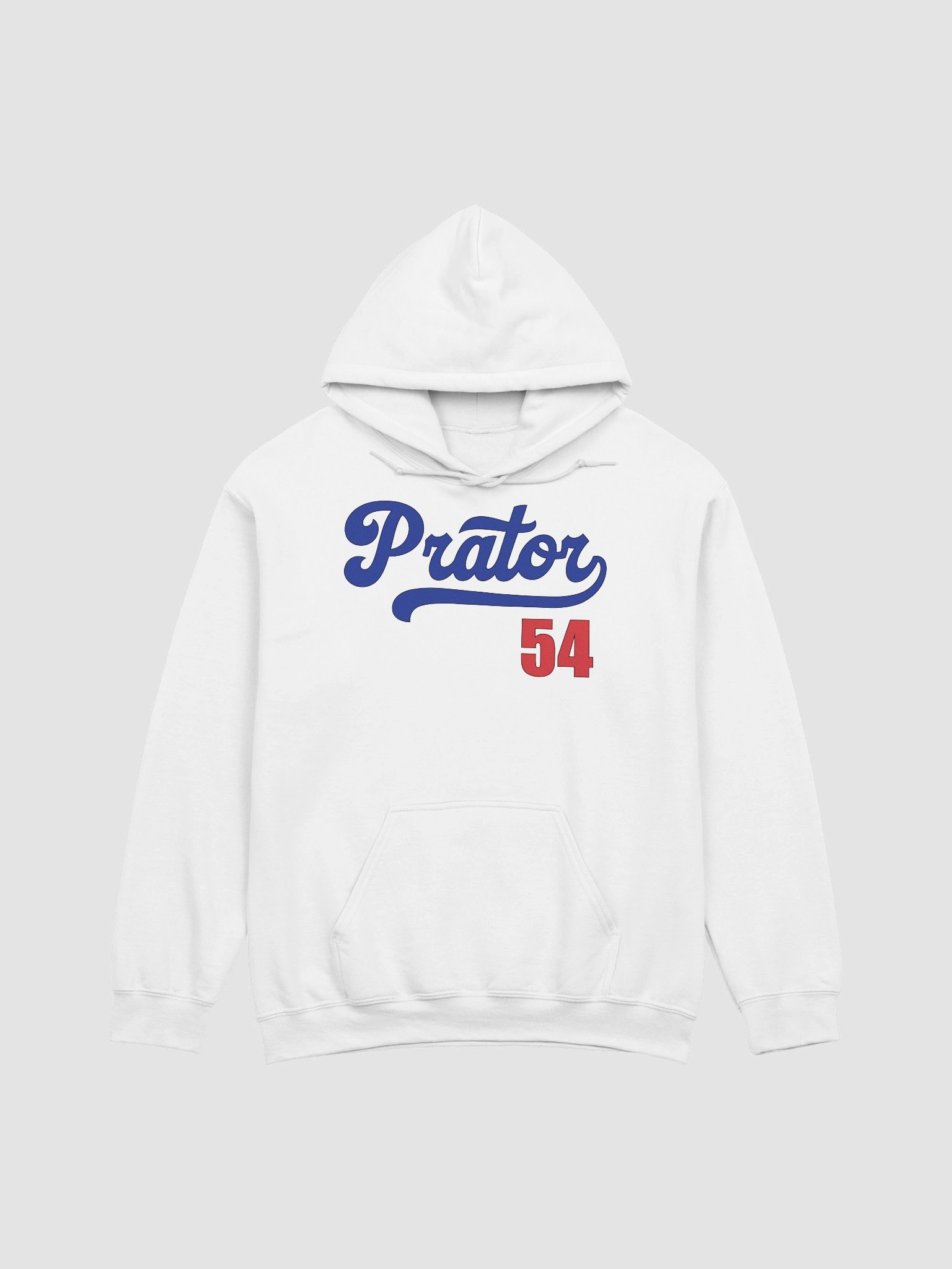 Prator54 Blue Lettered Hoodie product image (1)
