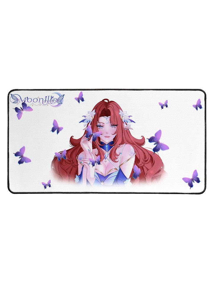 Moon Mermaid Butterfly Desk Mat product image (1)