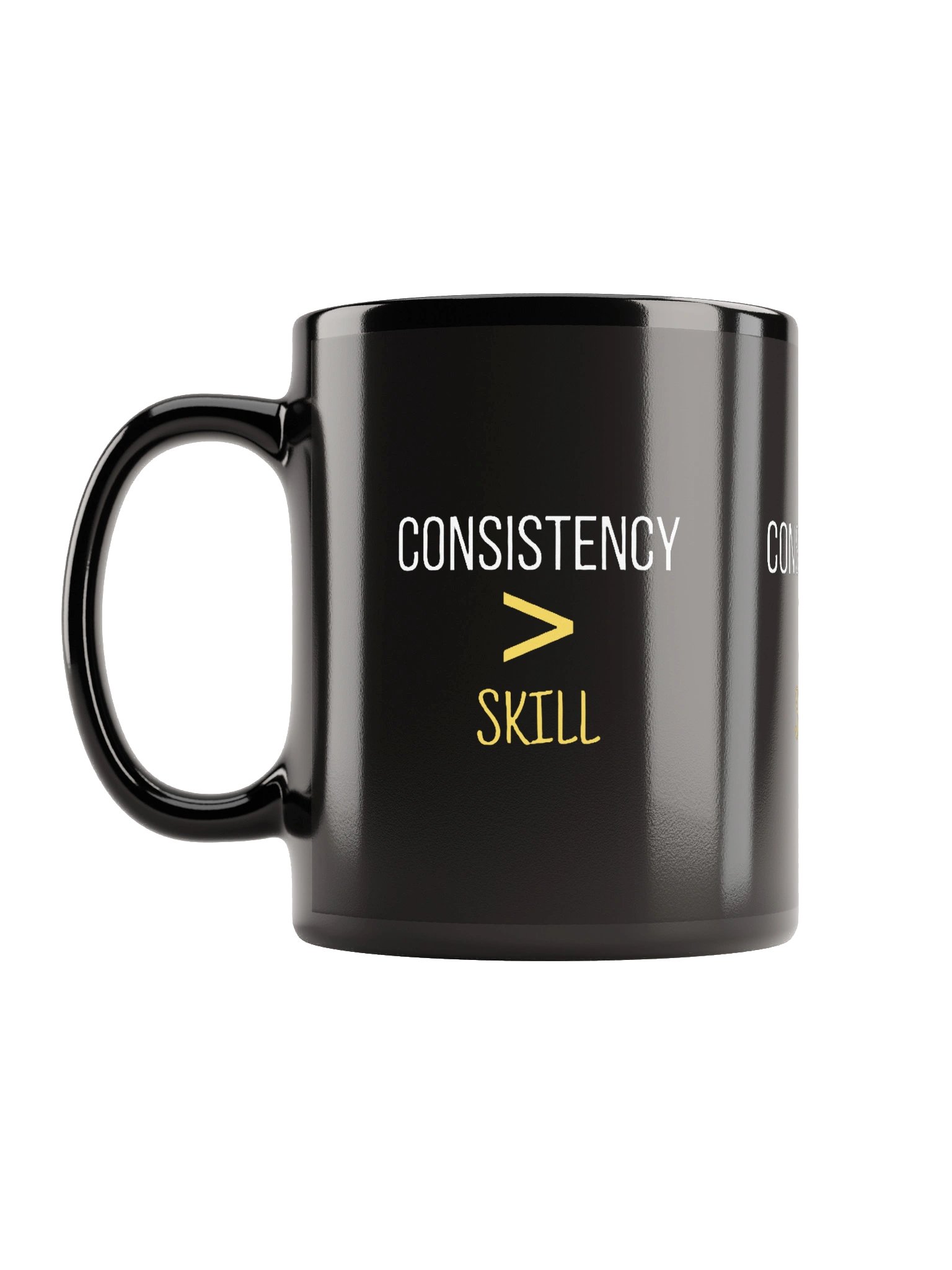 "Consistency > Skill" 11oz or 15oz Mug product image (1)
