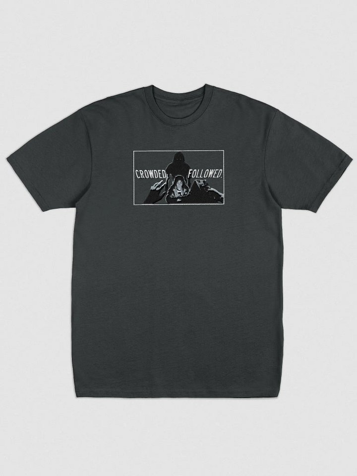 Heavyweight Embroidered CROWDED. FOLLOWED. Tee product image (2)