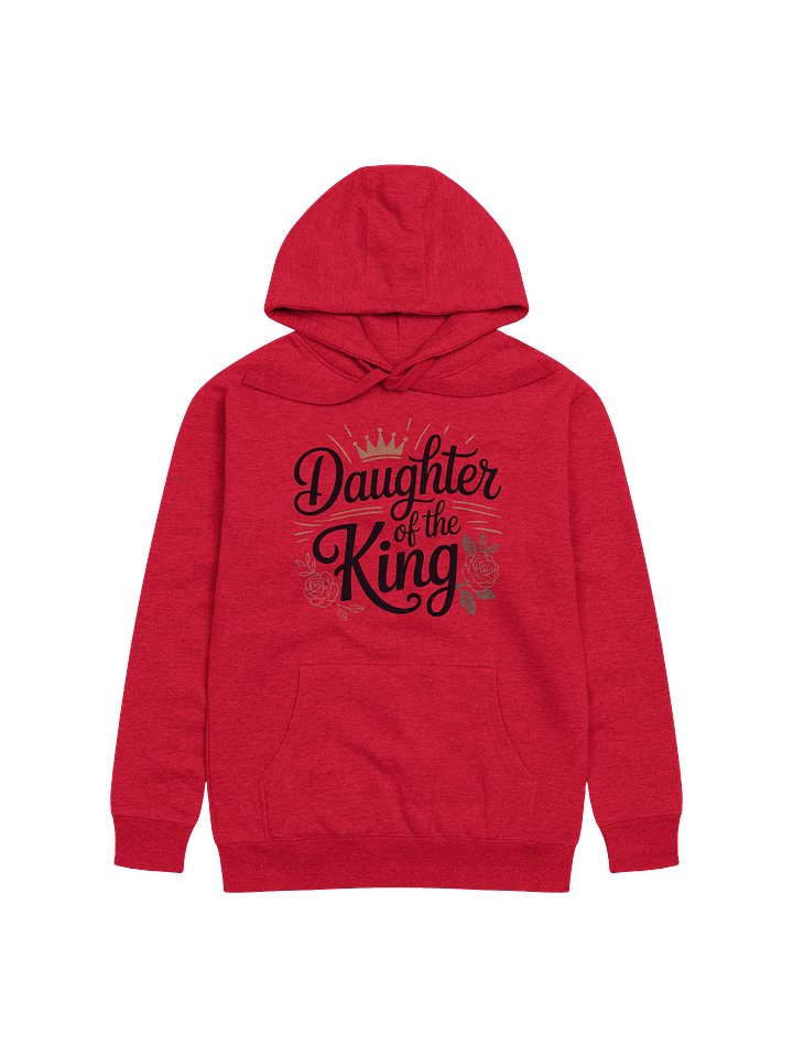 Daughter of the King Premium Hoodie - Red product image (1)