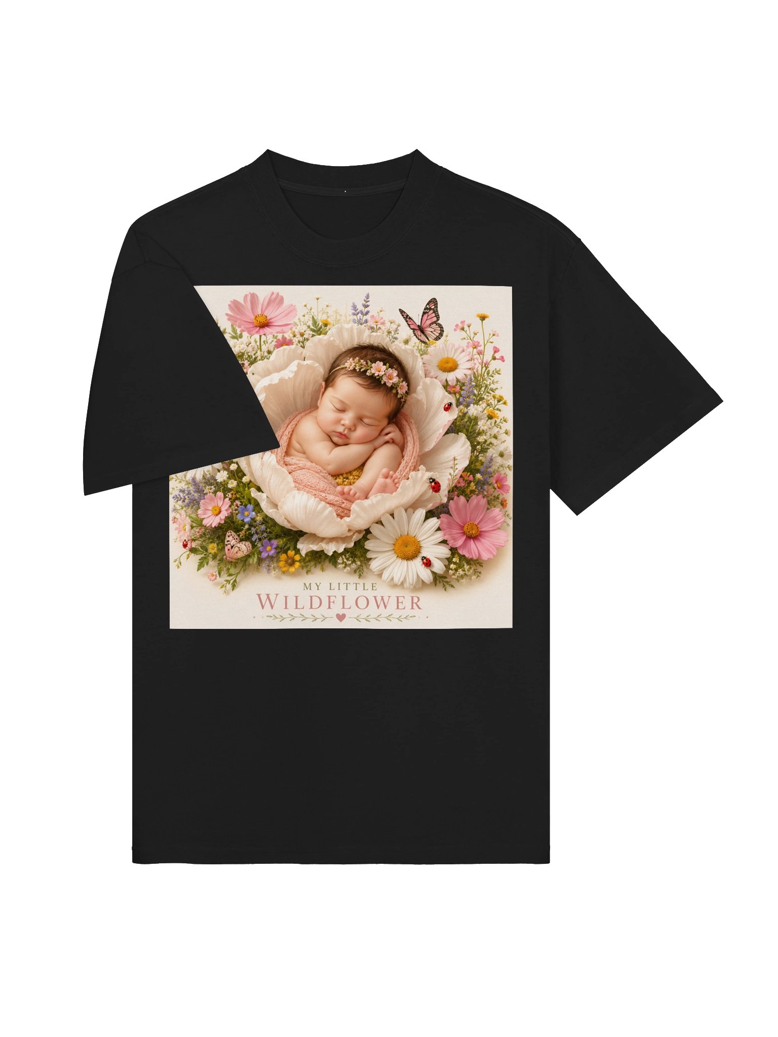 My Little Wildflower T-Shirt | New Baby Gift, Baby Shower, Expecting Mom & Newborn Gift product image (4)