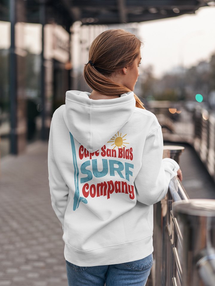 Surf Gulf County White Hoodie product image (1)