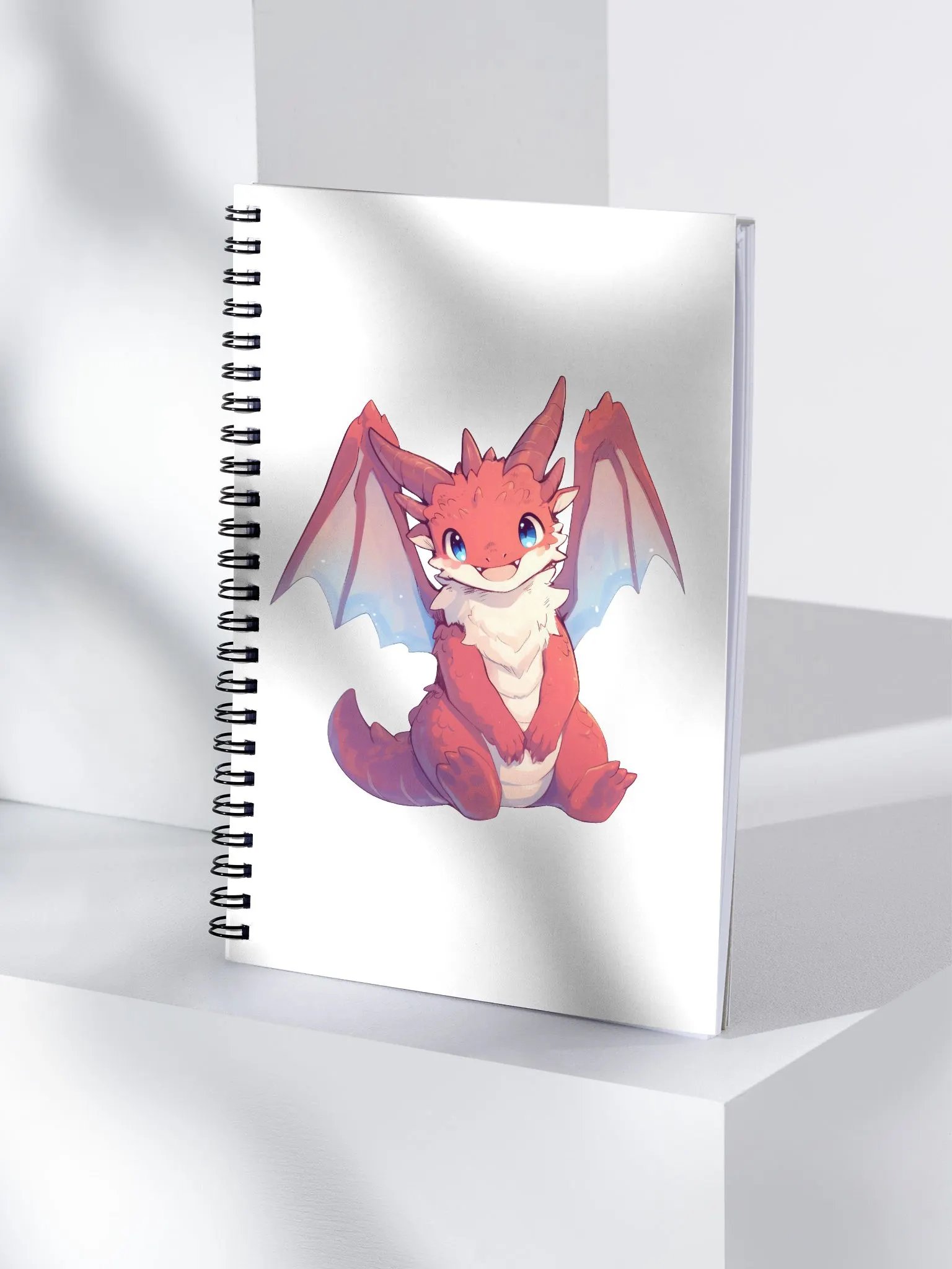 Spiral Notebook | Cute Happy Dragon product image (4)