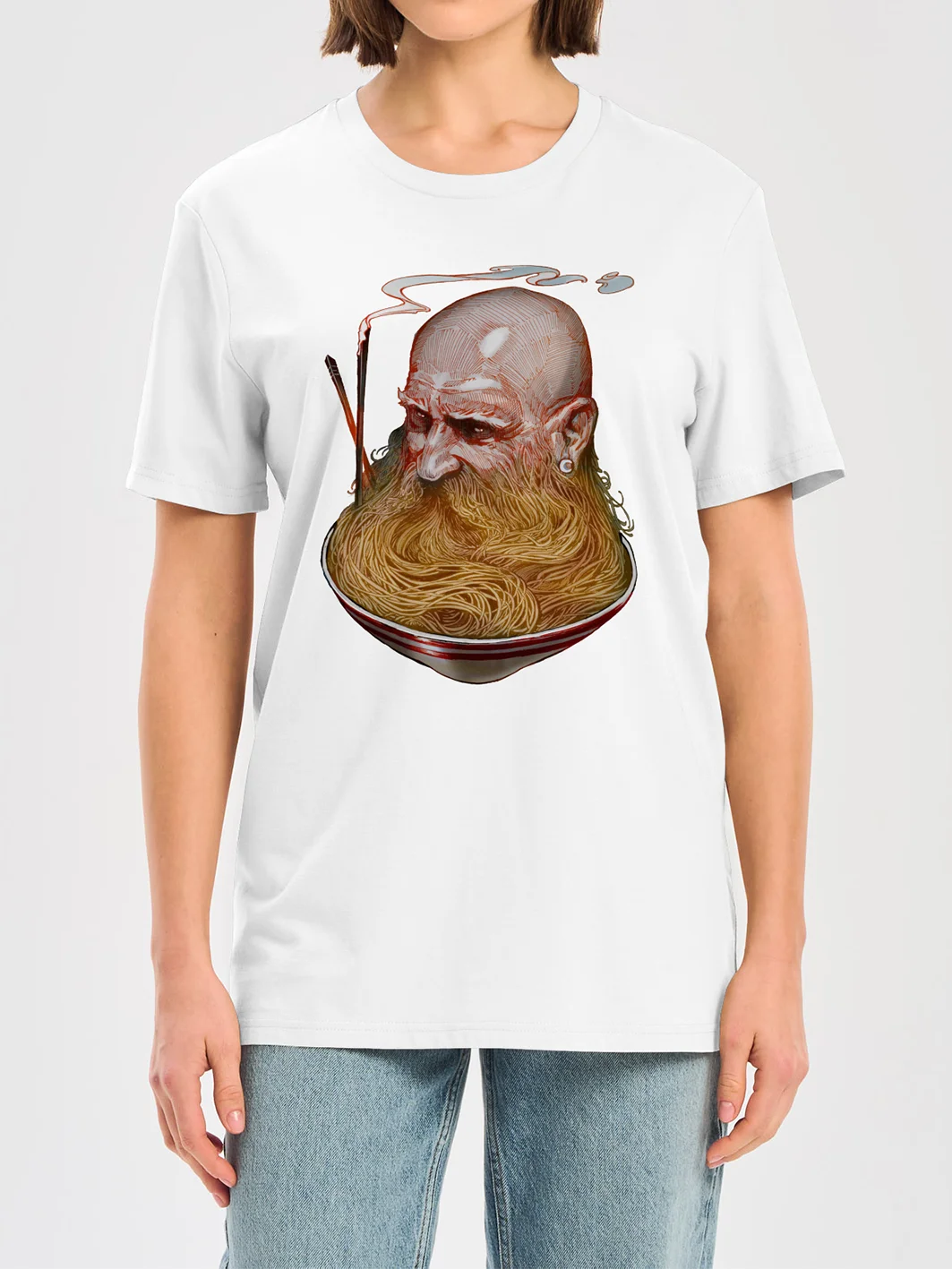 "Grandpa loves noodles" Unisex T-Shirt product image (7)