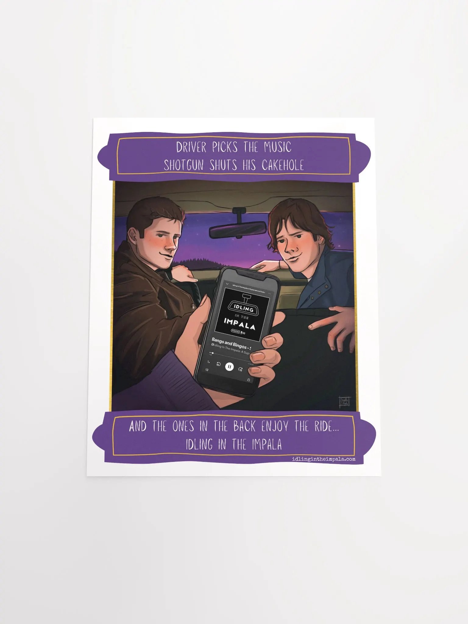 Backseat Poster - Bangs and Bingos product image (4)