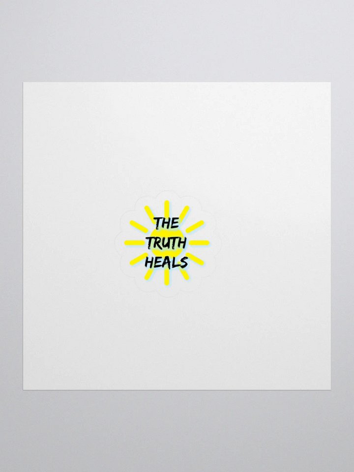 The Truth Heals Sunburst Stickers product image (1)