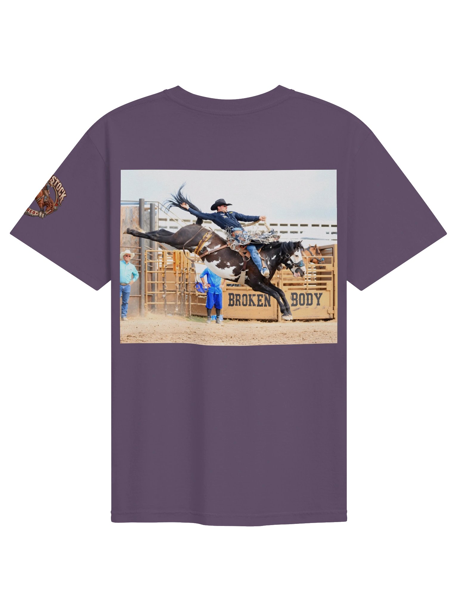 Saddle Bronc Rodeo Shirt | Built for Eight, Broken for Life | Roughstock Rodeo product image (76)