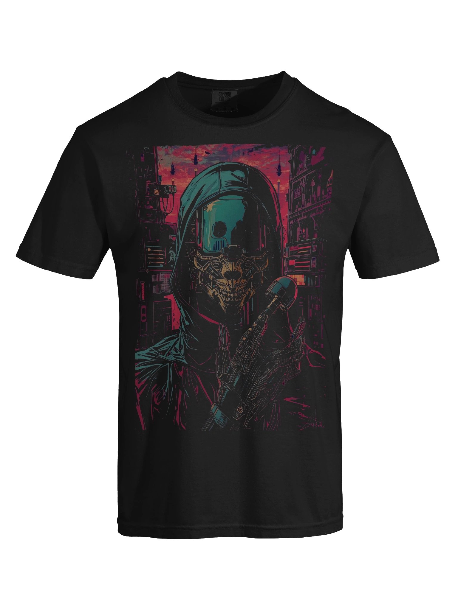 Techno Future Ghost Heavyweight T-Shirt product image (2)