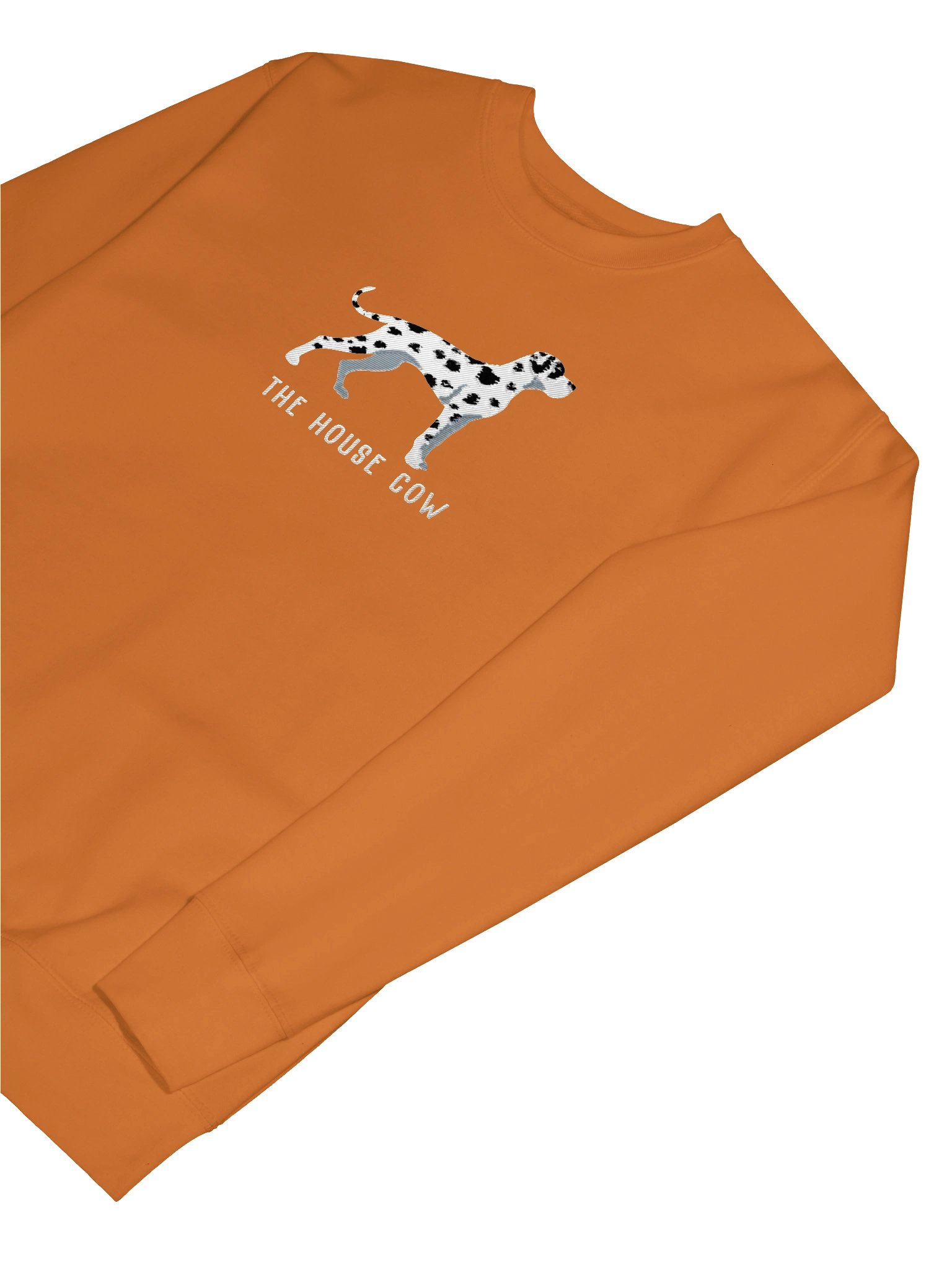 The House Cow Sweatshirt (Embroidered) of a Great Dane(Harlequin) product image (49)
