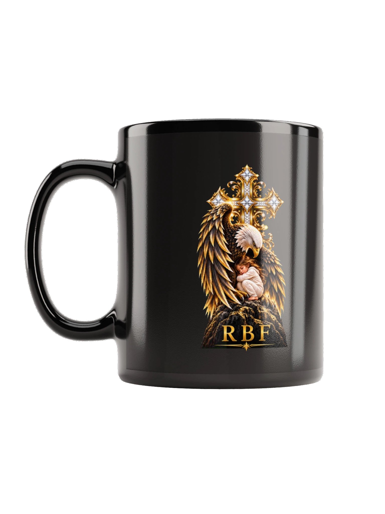 RBF Sheltered by Faith Eagle & Cross Mug product image (7)