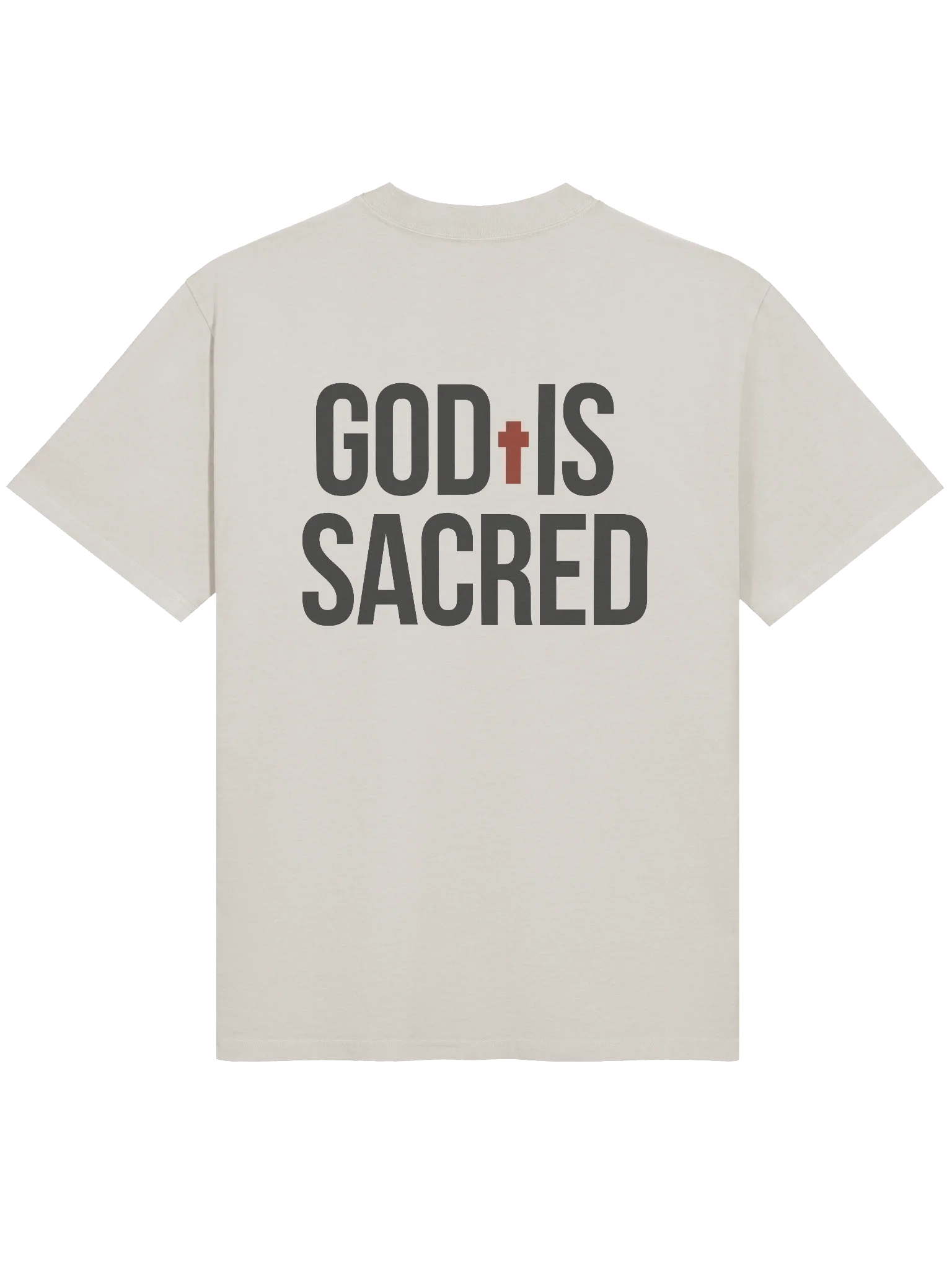 GOD IS SACRED OVERSIZE TEE (Light) product image (4)