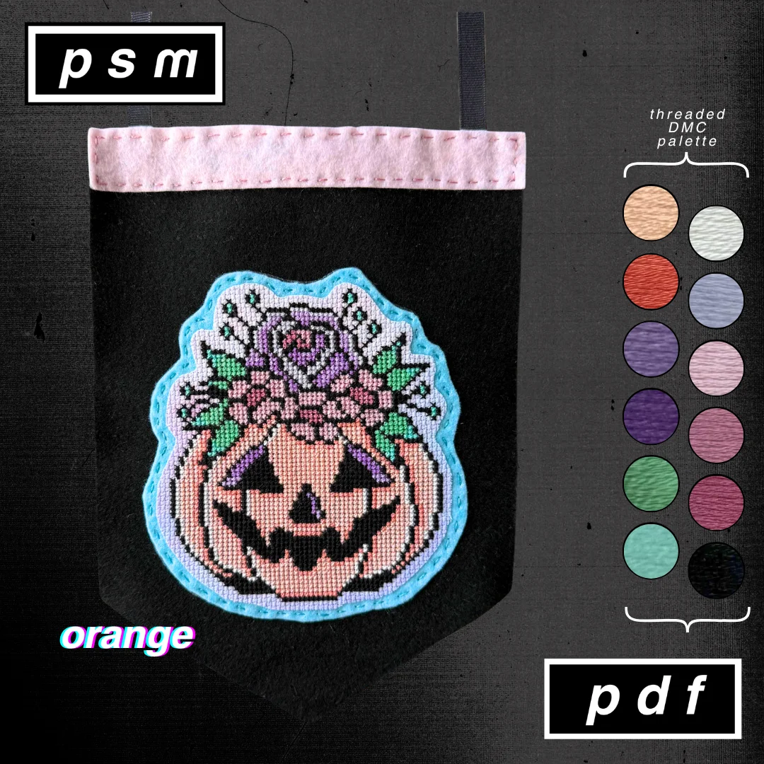 Vintage Pumpkin Bouquet Pattern Set product image (2)
