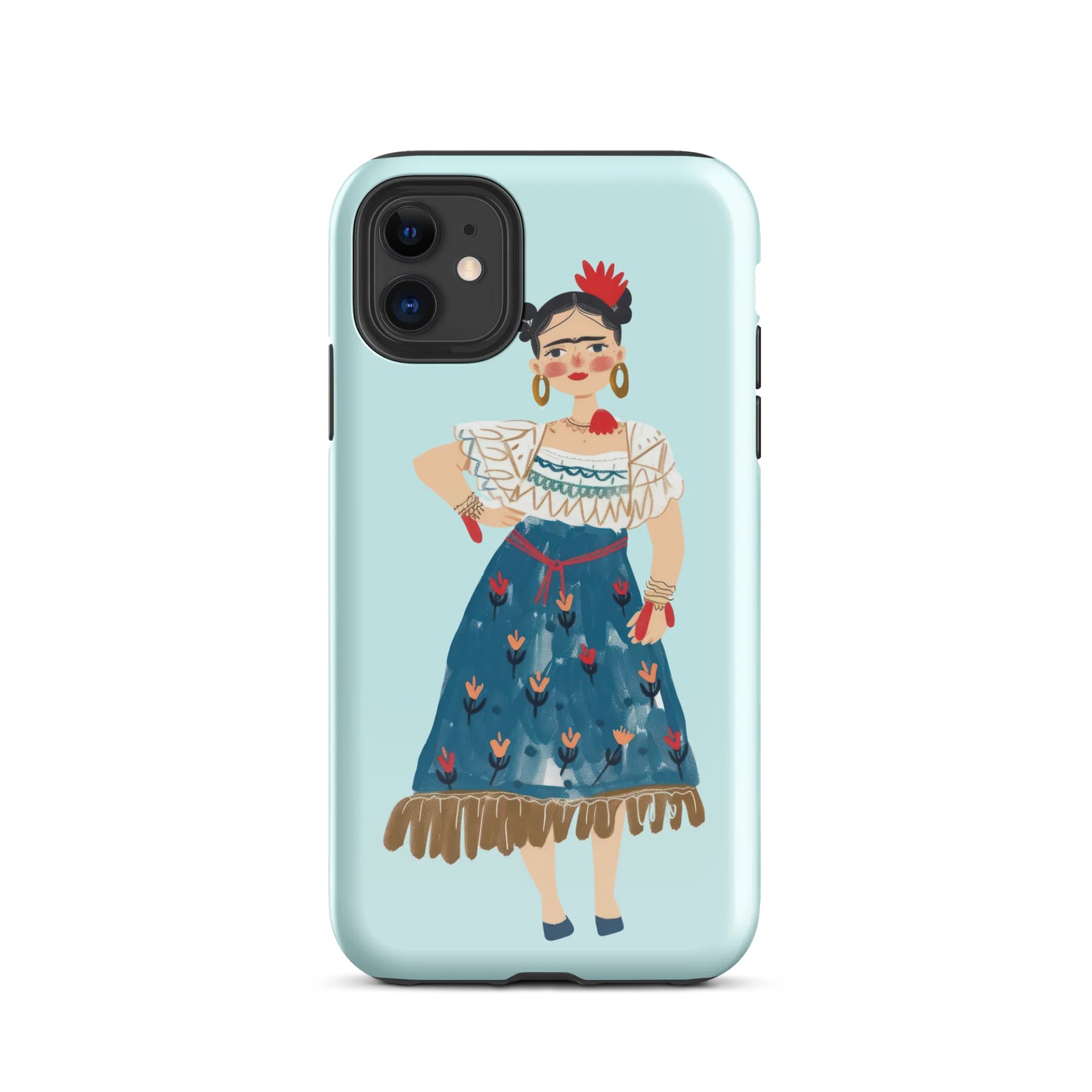 Frida Kahlo-Inspired iPhone® Tough Case | Folk Art Illustration product image (55)