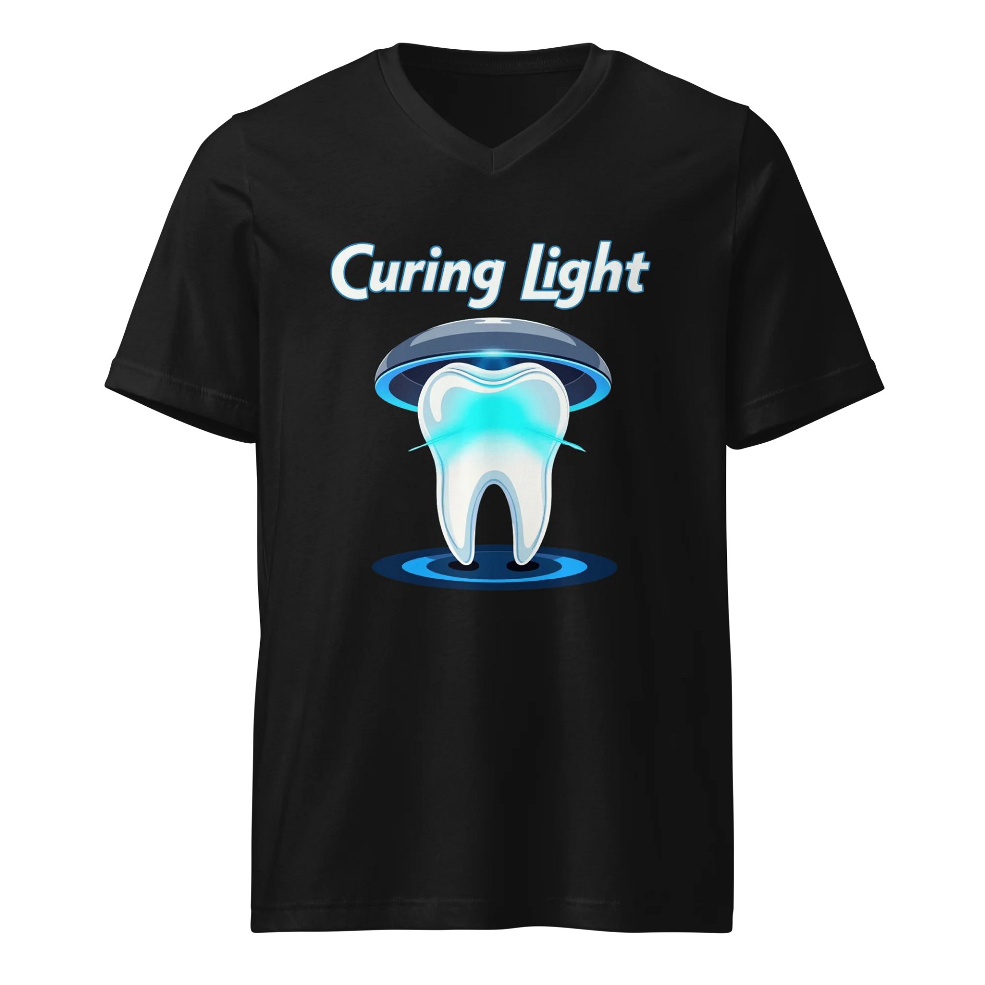 Illuminate Dental Curing Light V-Neck Tee product image (1)