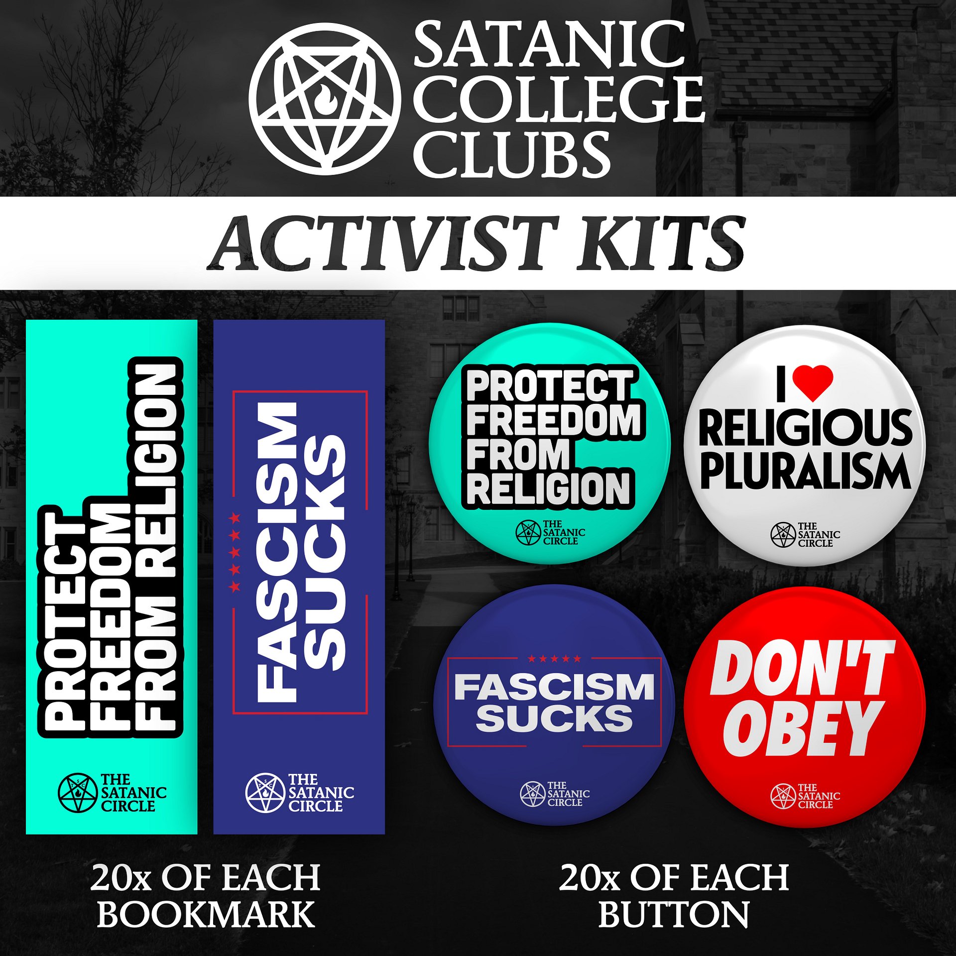 Tabling Kits for Satanic College Clubs product image (1)