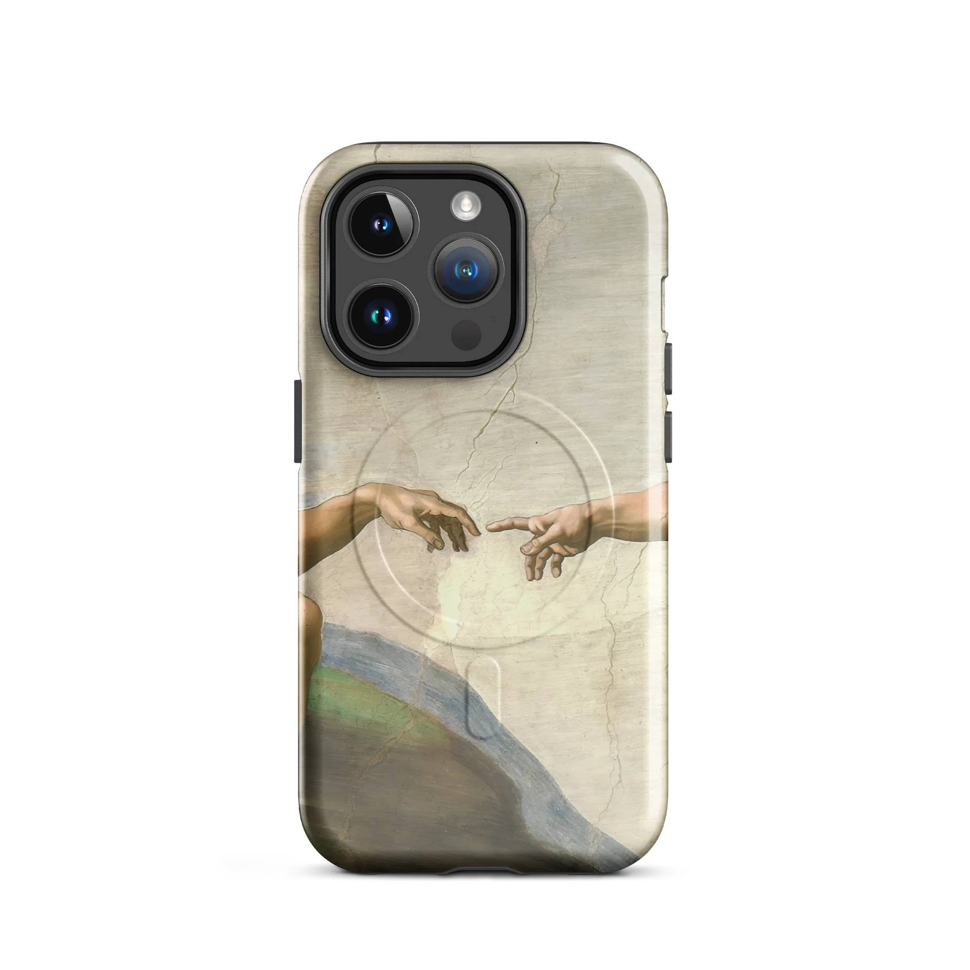 Michelangelo – The Creation of Adam (Hands Detail) – iPhone® MagSafe® Tough Case product image (2)
