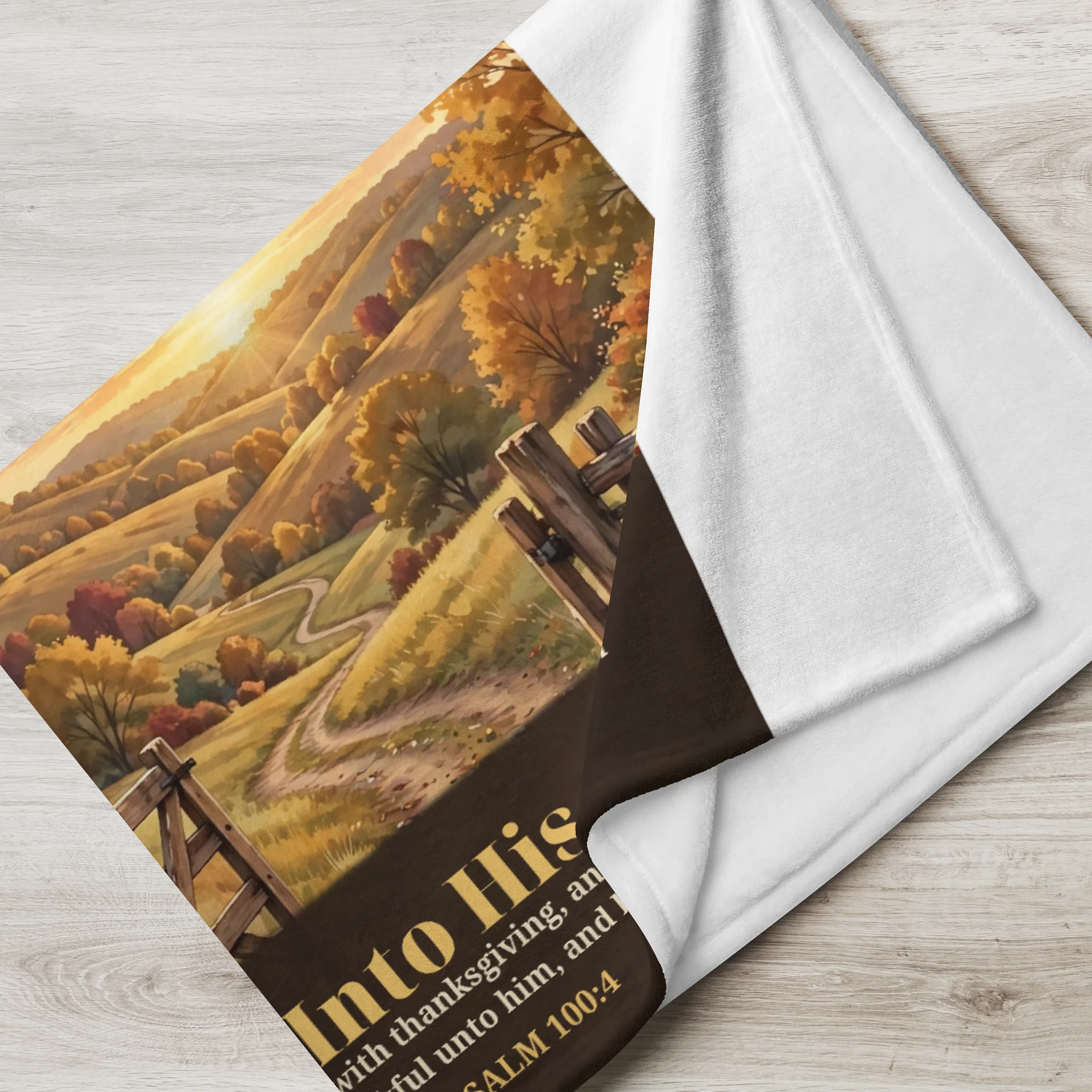 Enter Into His Gates Blanket product image (7)