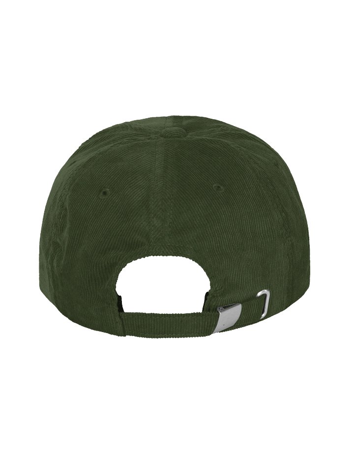 Embroidered Scoby Corduroy Hat in Dark Olive product image (2)