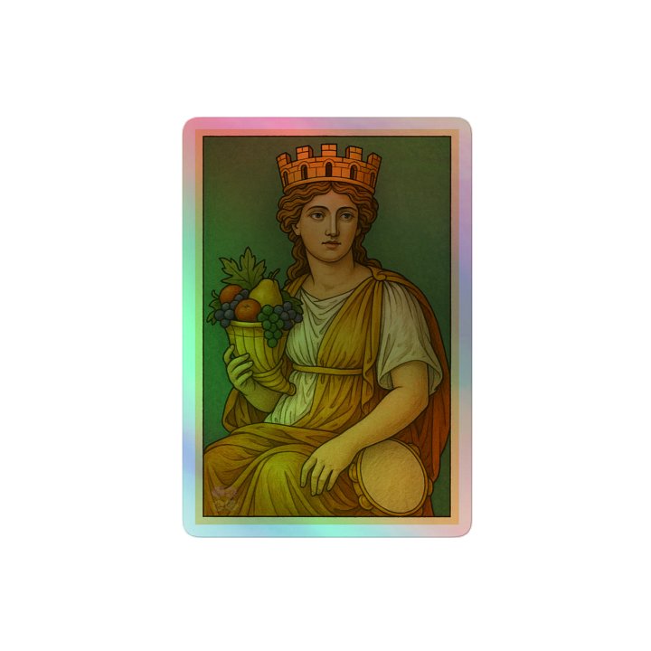 Goddess Fortuna Annonaria Holographic Sticker product image (2)