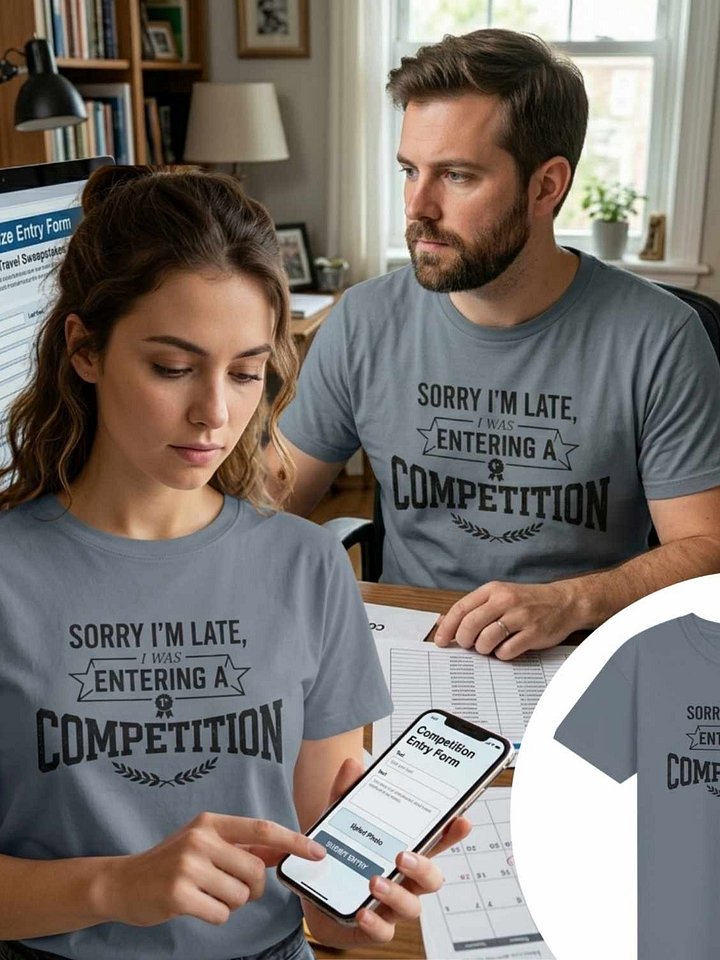 Sorry I’m Late Competition Tee product image (2)