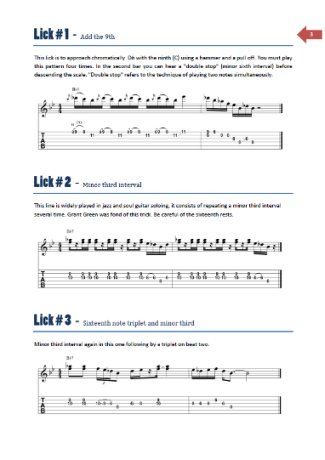 25 Soul Jazz Guitar Licks | Printable PDF Method with Tabs, Analysis, and Audio Files product image (2)