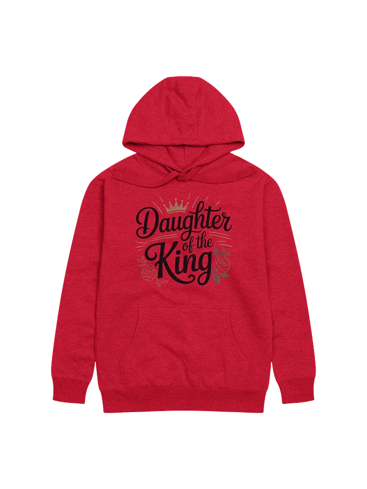 Daughter of the King Premium Hoodie - Red product image (1)