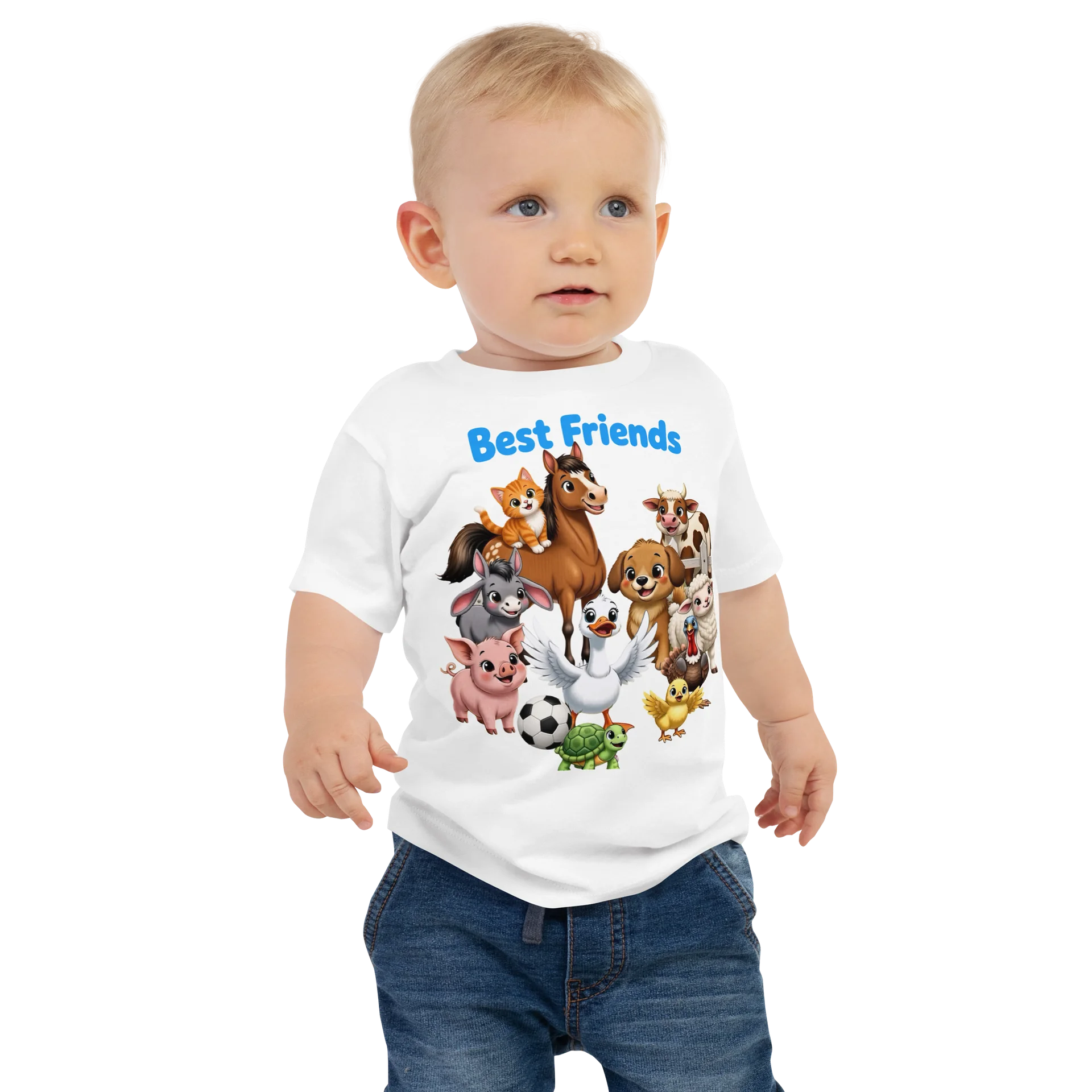 Best Friends Farm Animals Baby Tee product image (1)