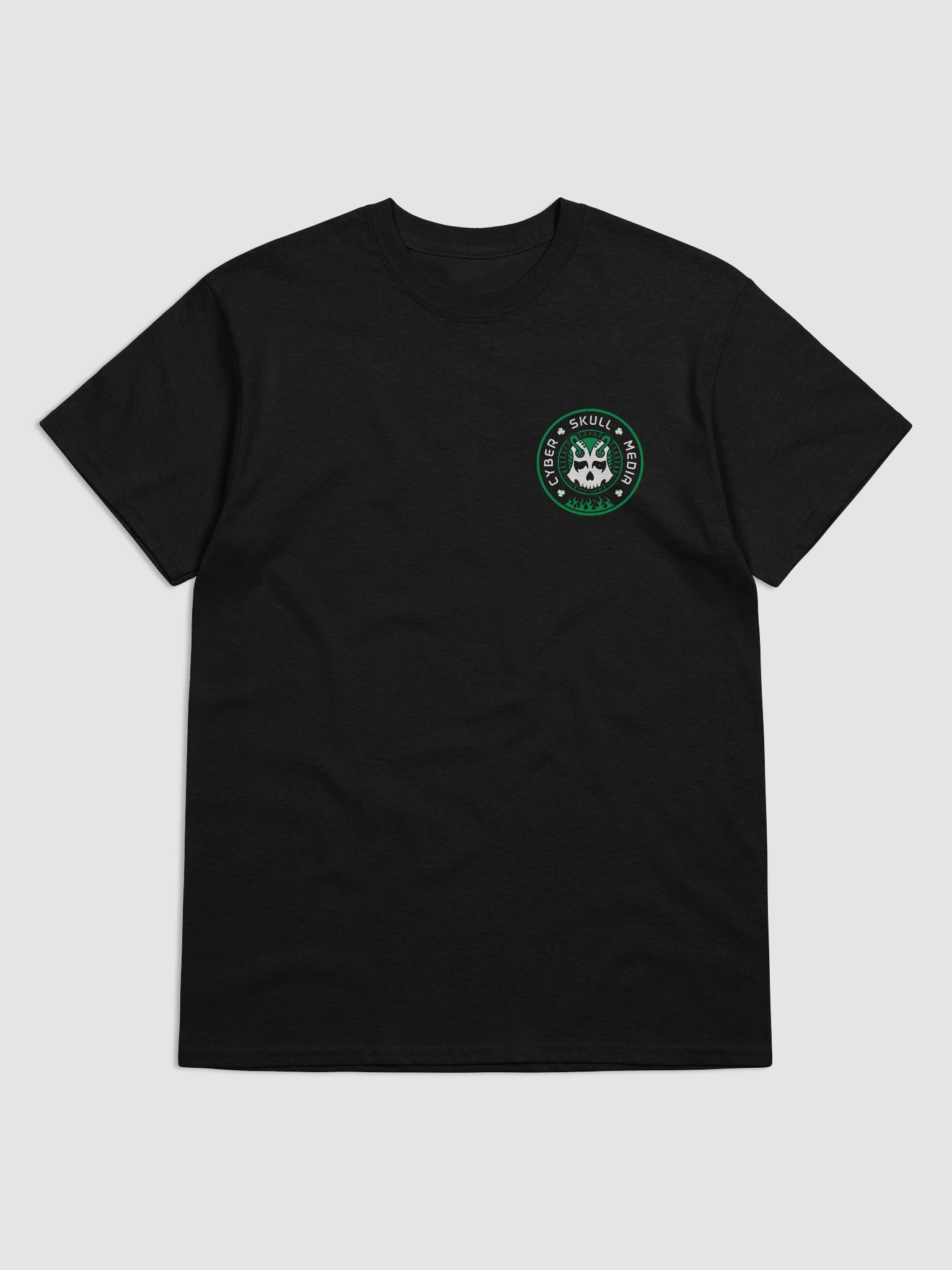 Cyber Skull St. Patty's 2026 Logo Tee v2 (Basic) product image (5)