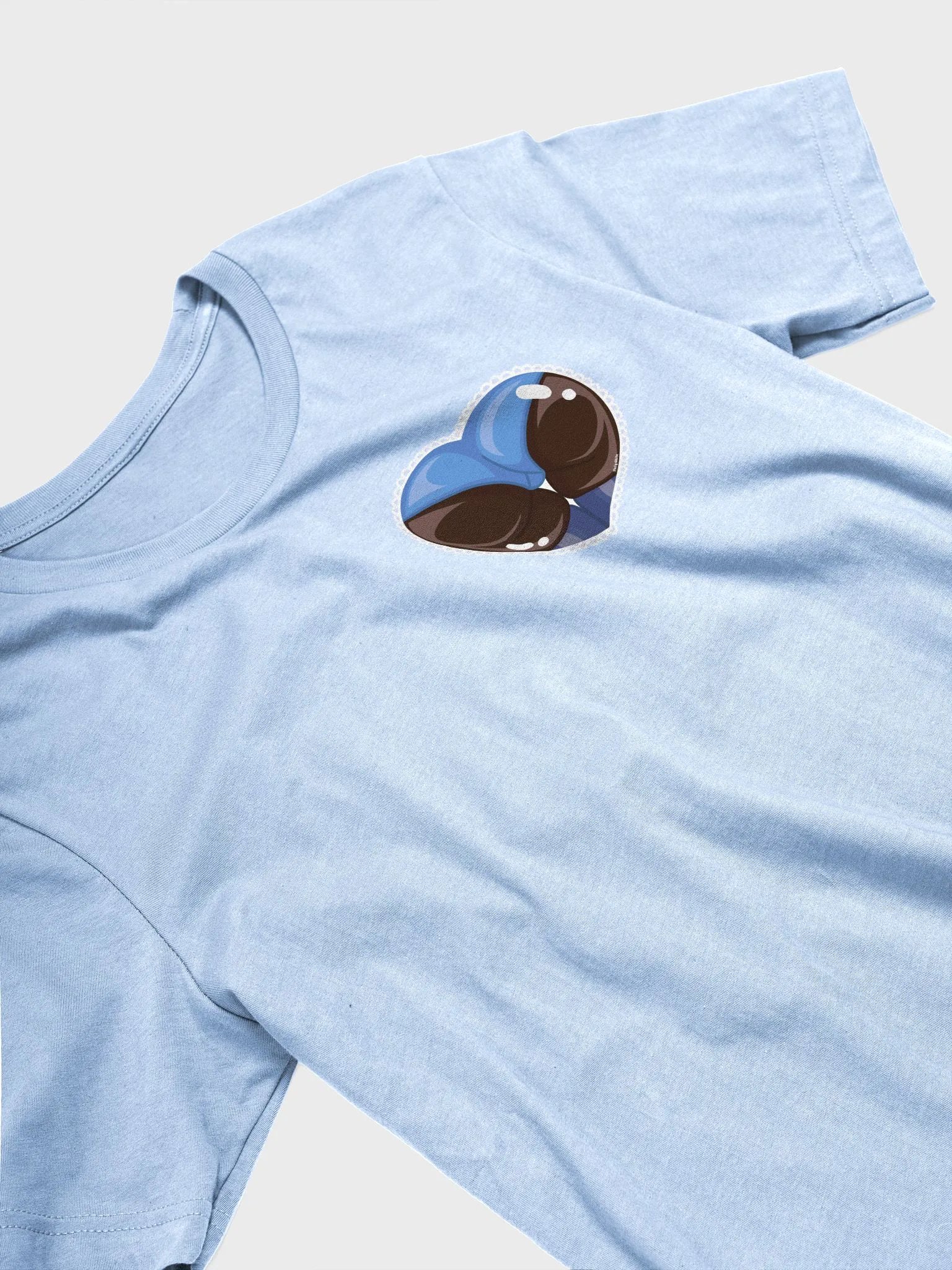 Blue Heart Booty TShirt product image (3)
