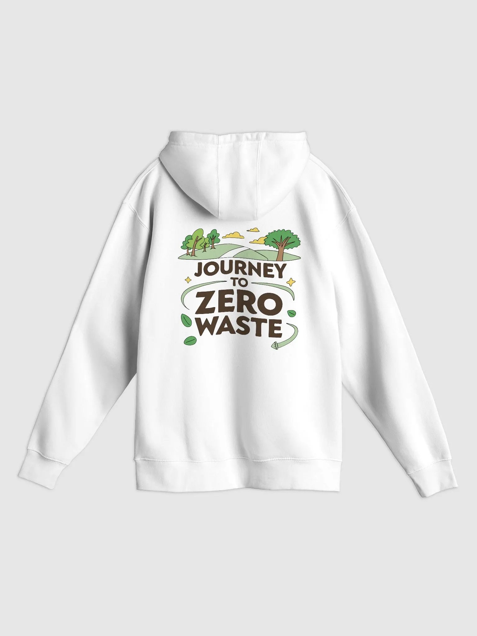 Journey to Zero Waste: Eco-Friendly Premium Pullover Hoodie product image (4)