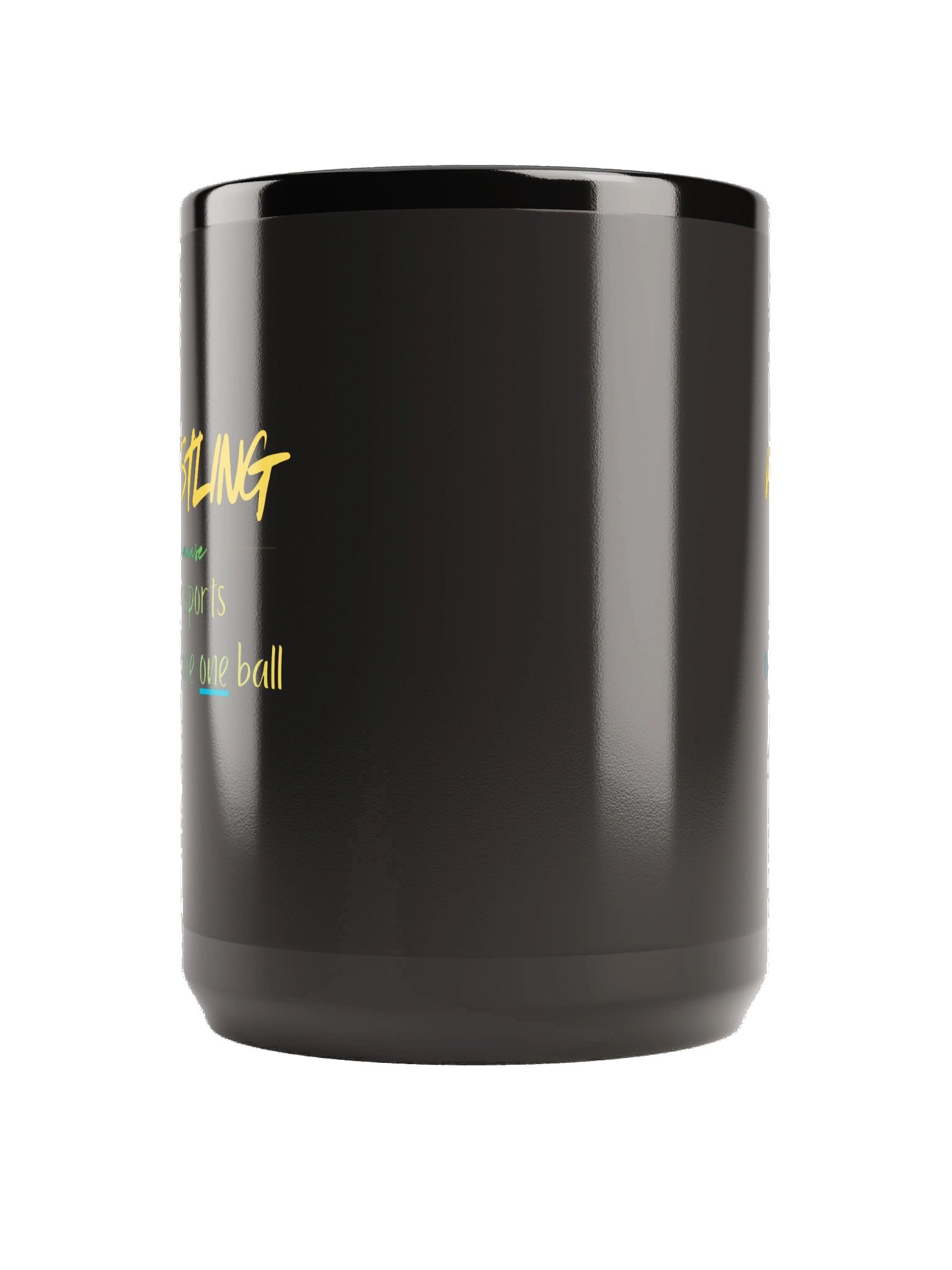 Wrestling Humor Black Glossy Mug product image (2)
