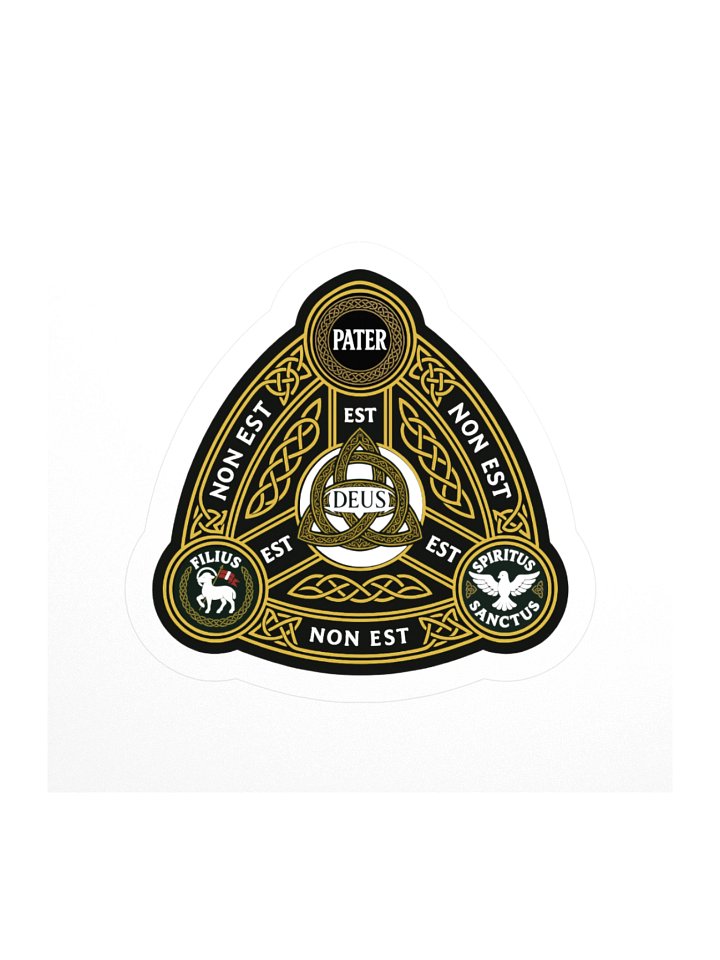 Scutum Fidei (shield of the Trinity) sticker product image (1)