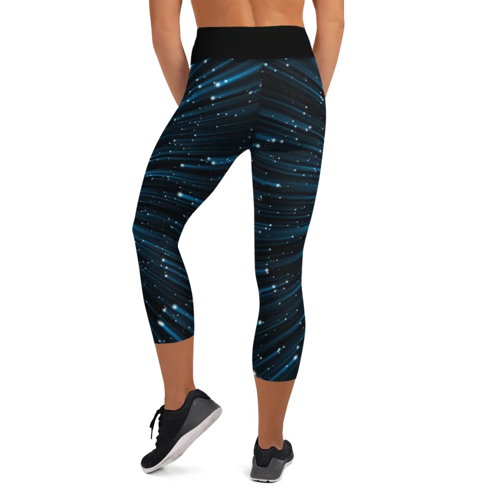 Hyperspace Journey Yoga Capri Leggings product image (6)