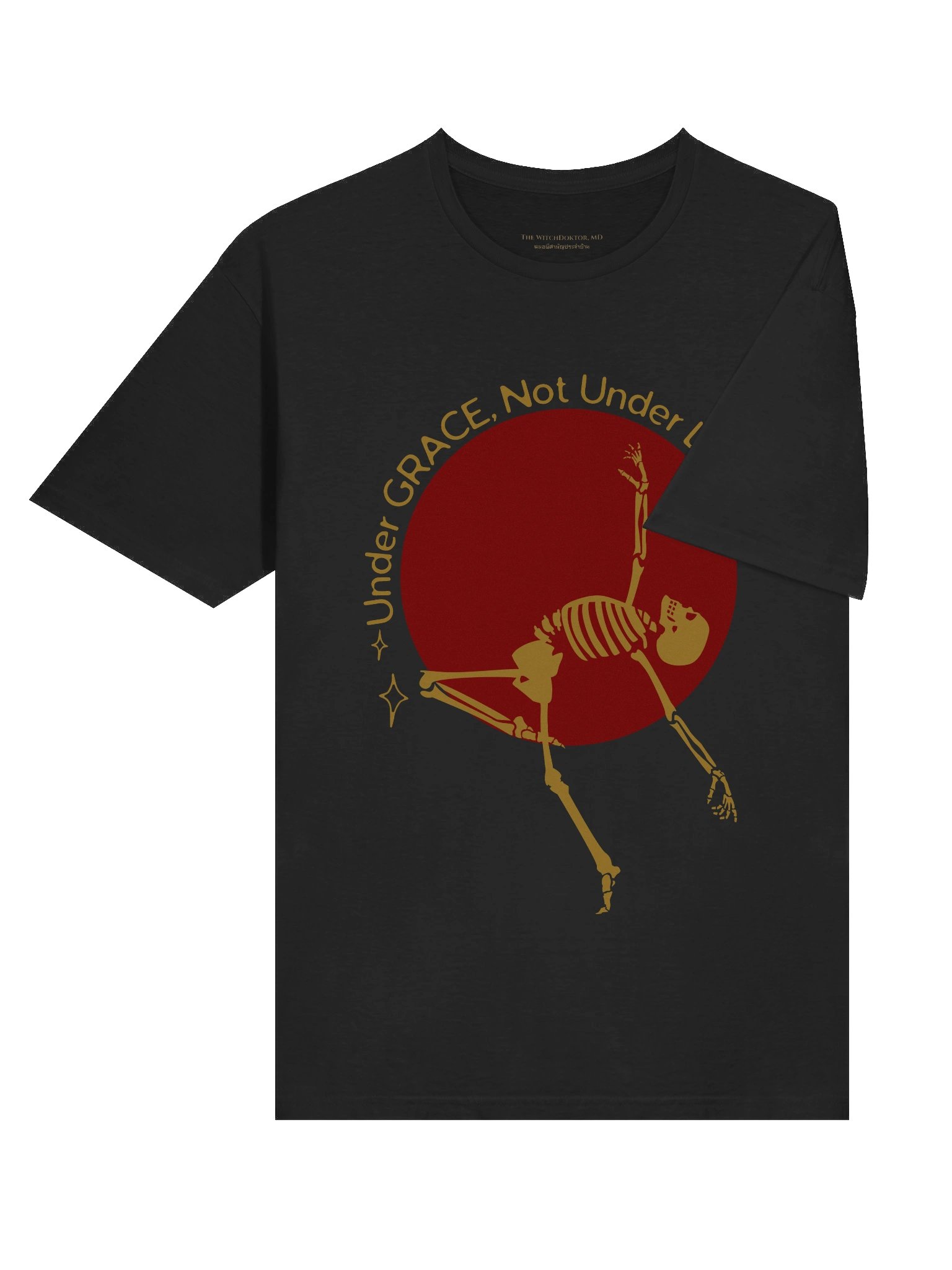 "Under Grace, Not Under Law." Skeleton T-Shirt product image (91)