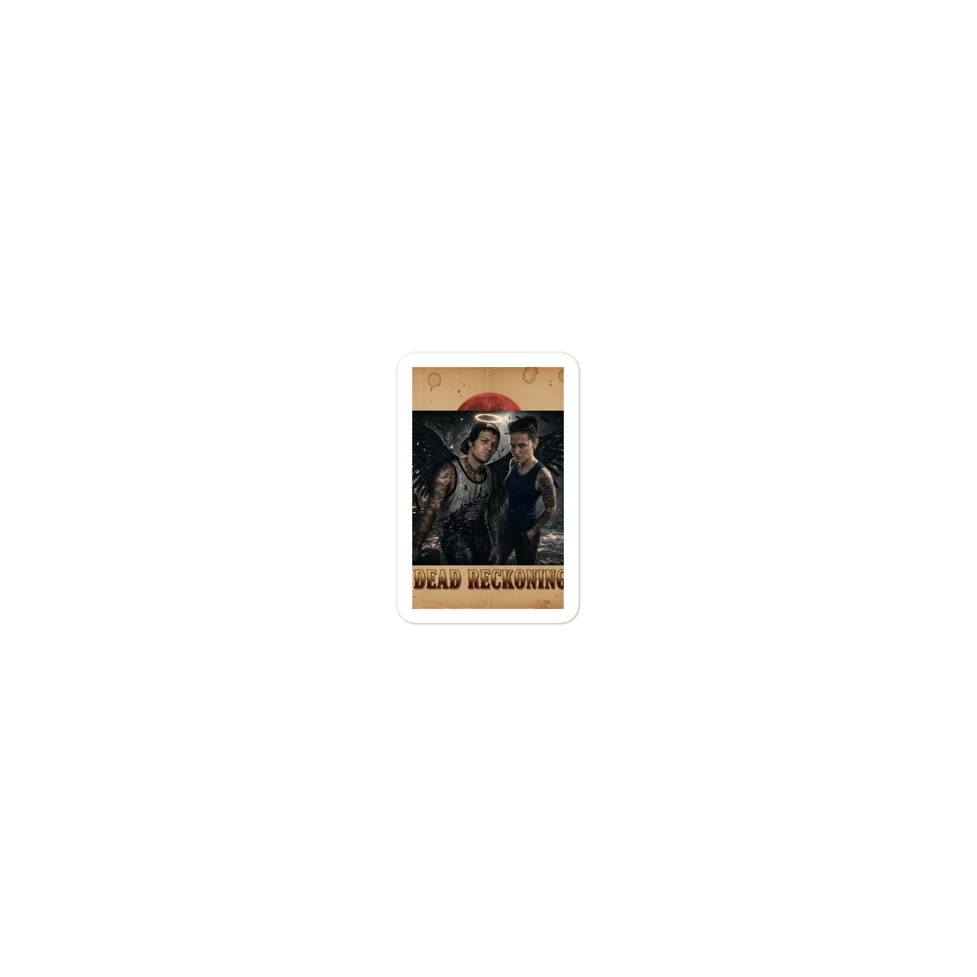 Dead Reckoning Gothic Wings Sticker product image (1)