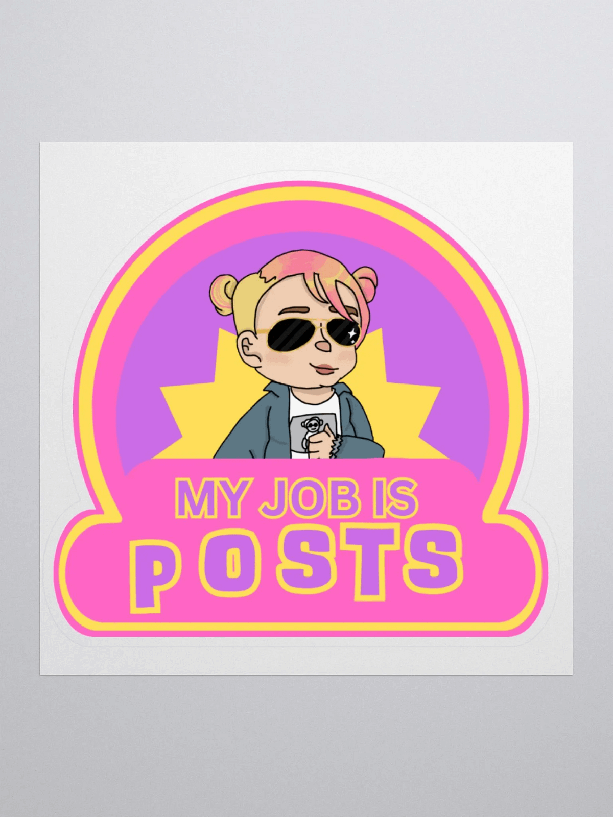 Garak Sticker My Job is Posts Sticker | Garak's Emporium of Mid