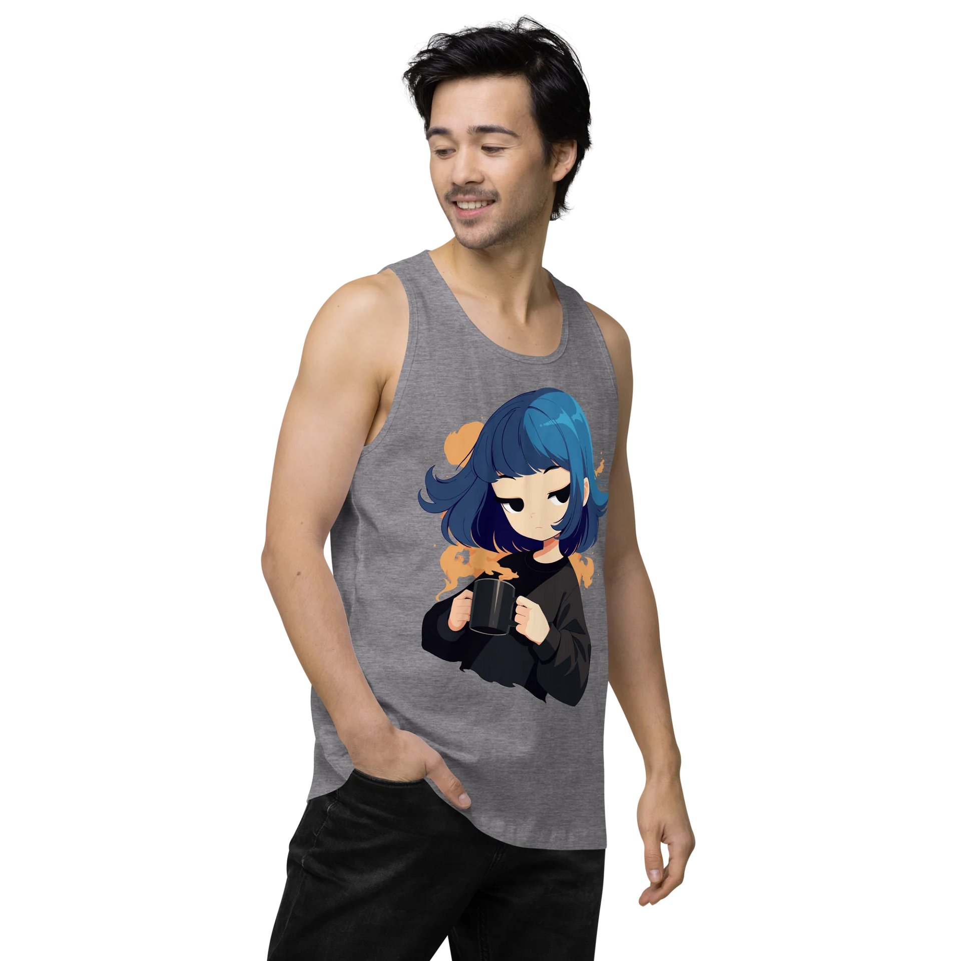 "Morning Mood" – Men's Premium Tank Top product image (4)