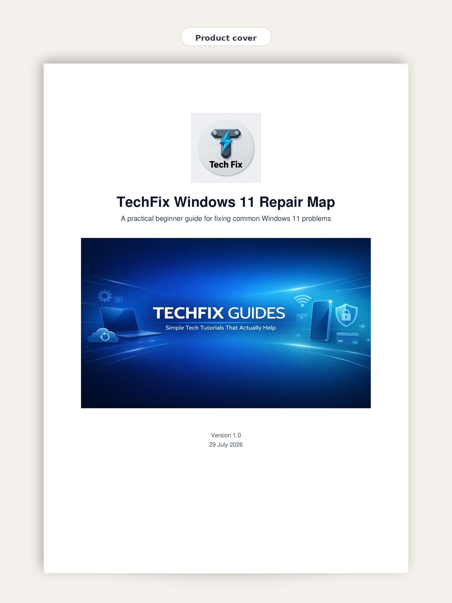 Windows 11 Repair Map – PDF Guide product image (1)