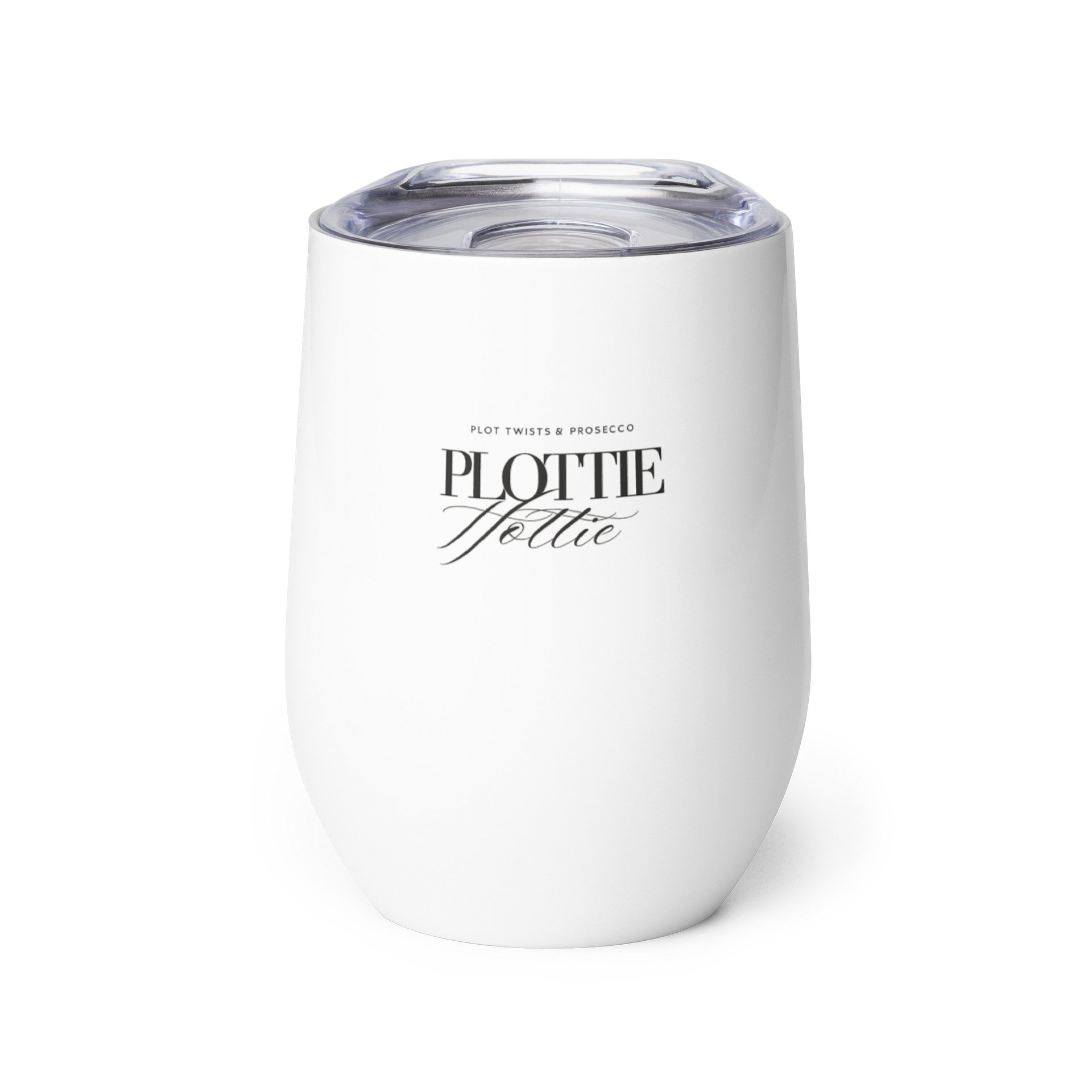 The "Plottie Hottie" Prosecco Tumbler product image (1)