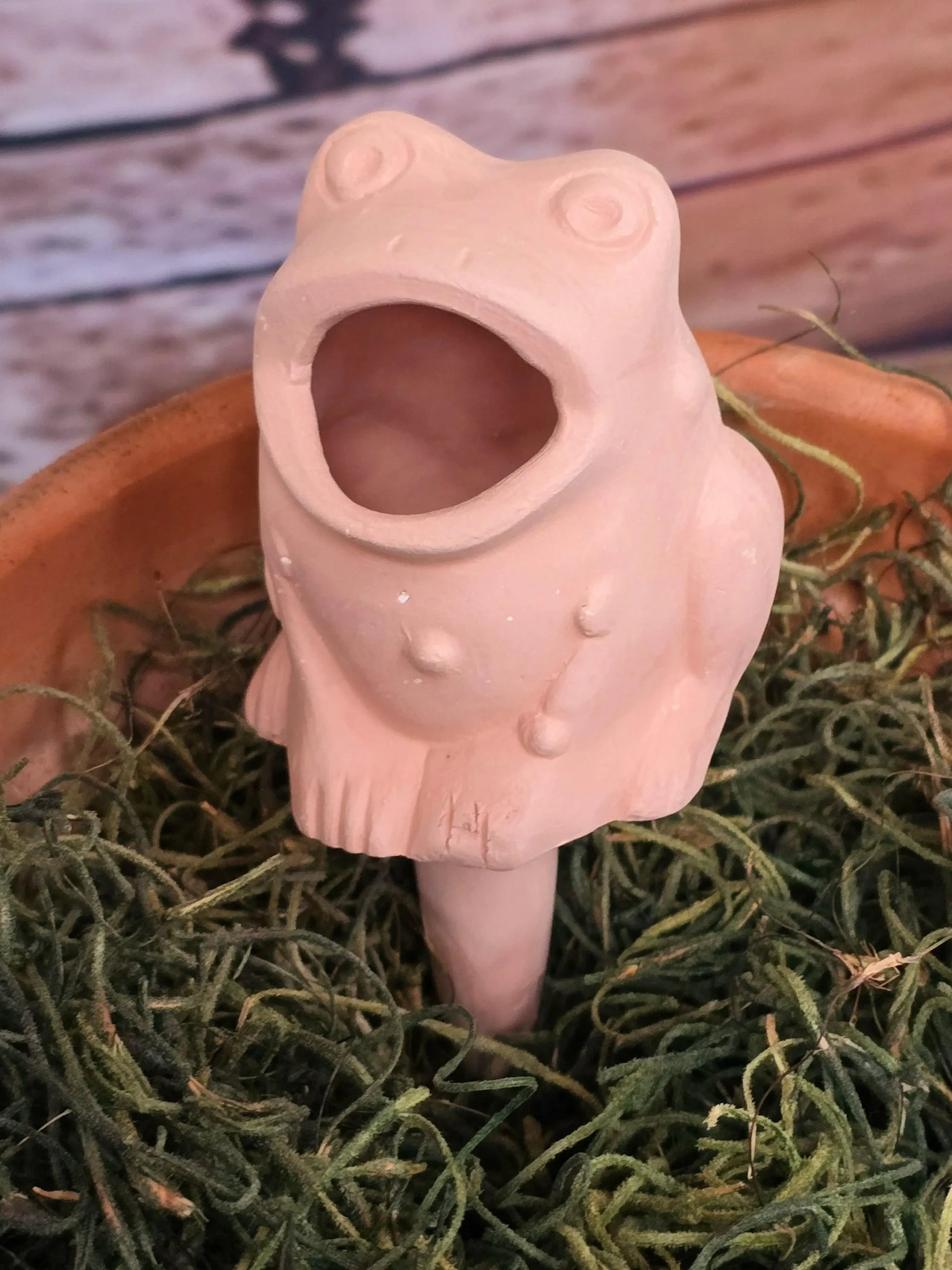 Handcrafted Terracotta Plant Water Spike: Houseplant Pot Sitter product image (2)