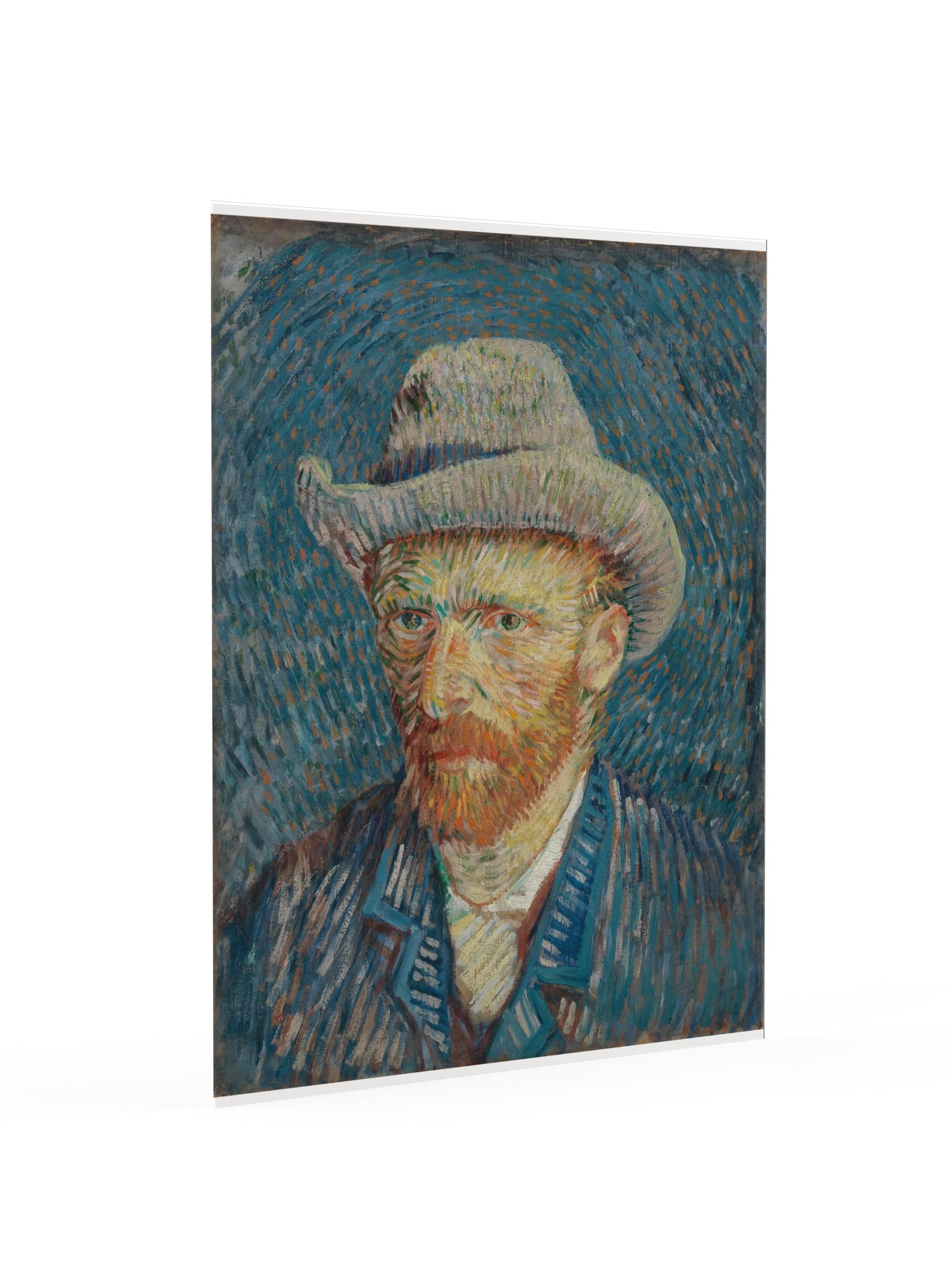Van Gogh, Self-Portrait with Grey Felt Hat (1887) Fine Art Print product image (30)