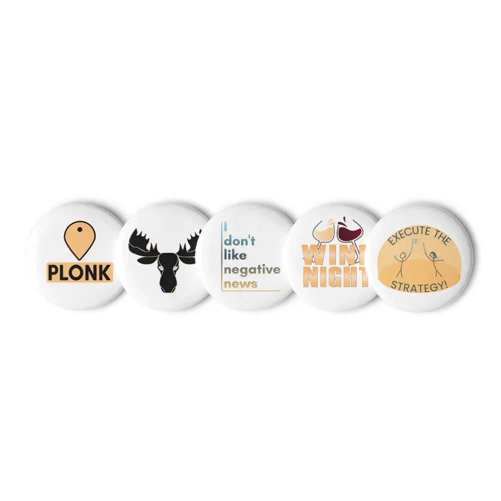 Madish Moose Pin Buttons product image (6)