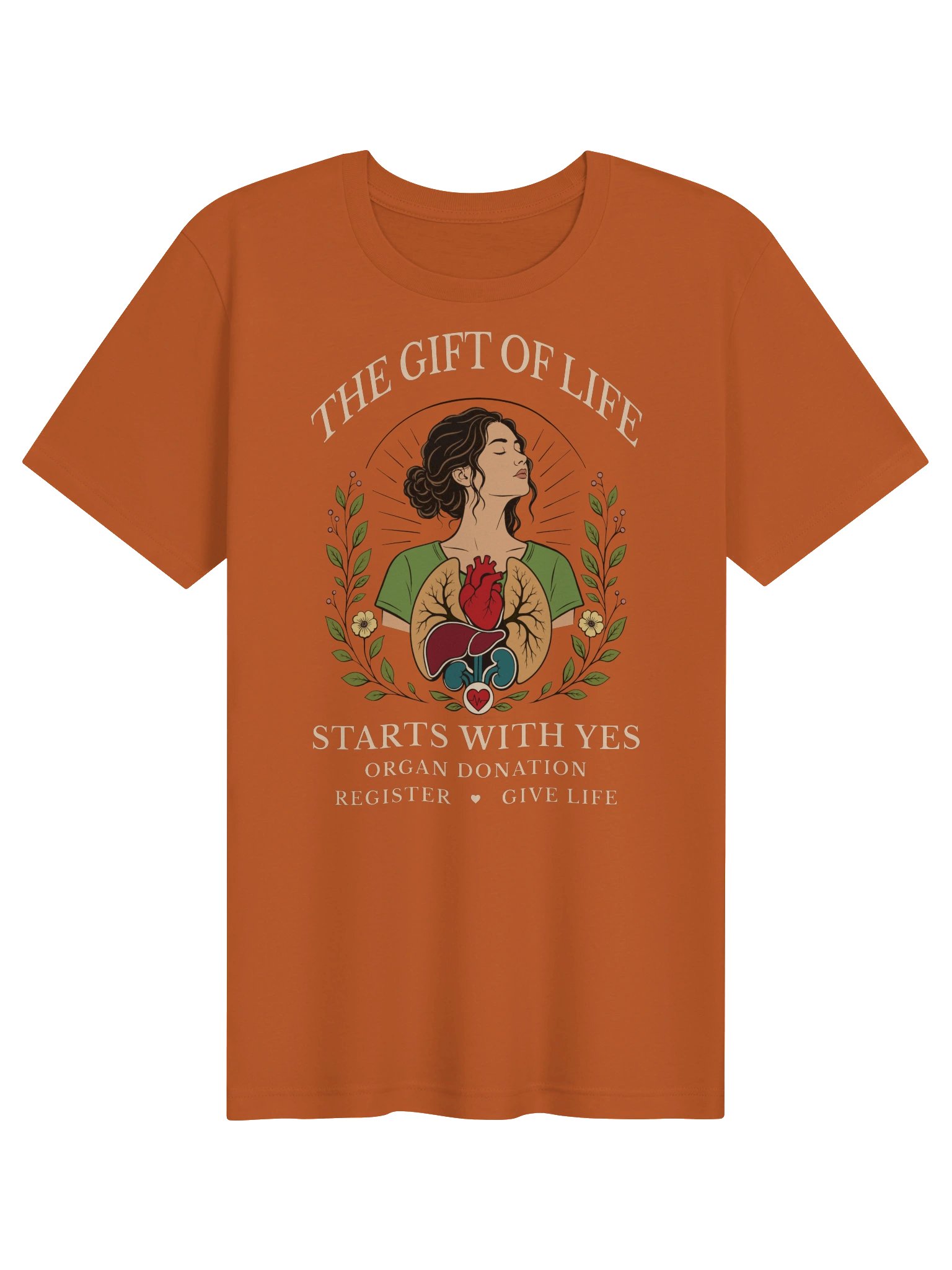 The Gift of Life Starts With Yes T-Shirt product image (1)