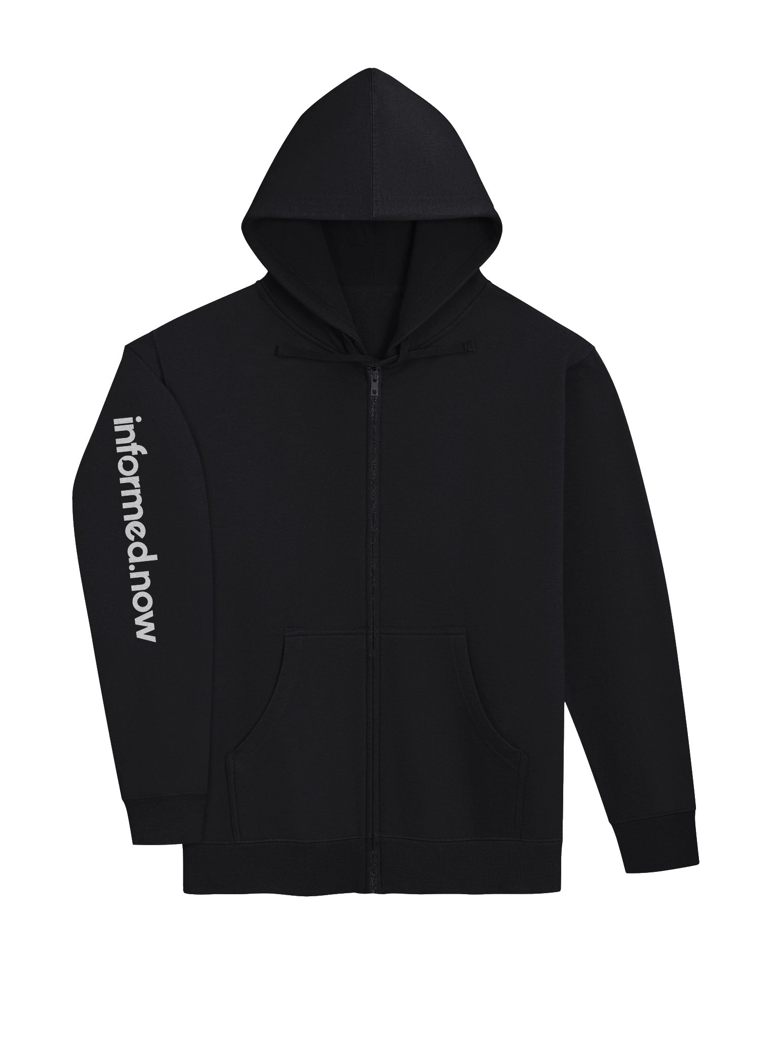 informed.now Fleece Zip Up Hoodie product image (1)
