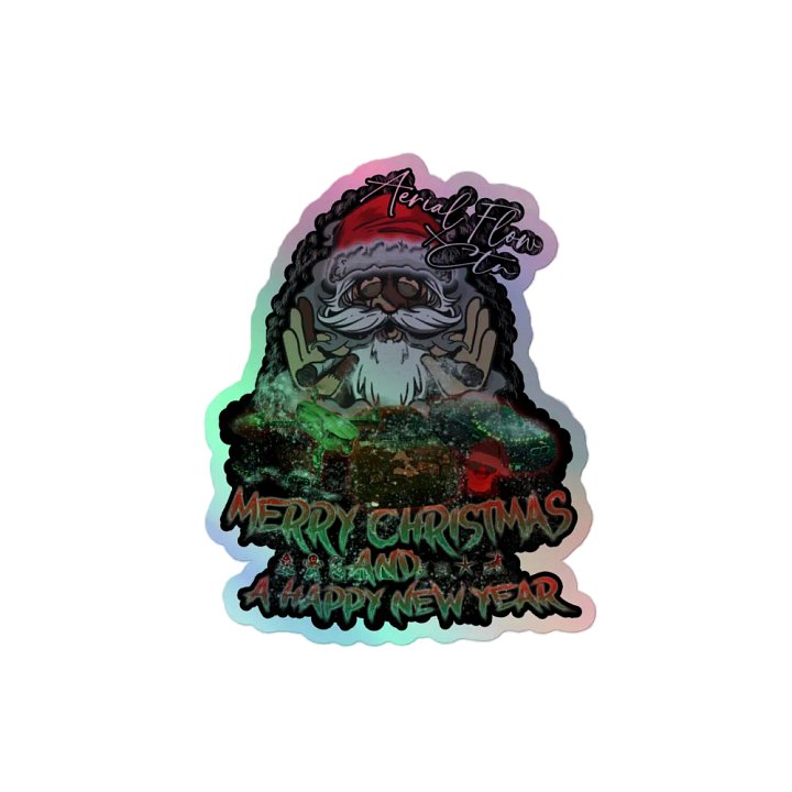 Holographic Christmas x New Years Sticker product image (2)