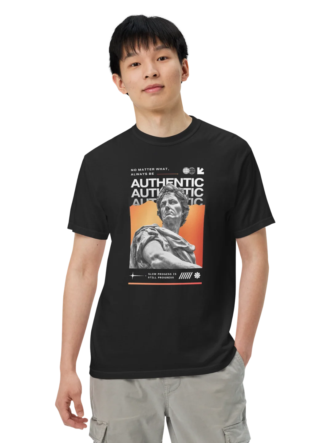 Always Be Authentic Statue Tee product image (1)